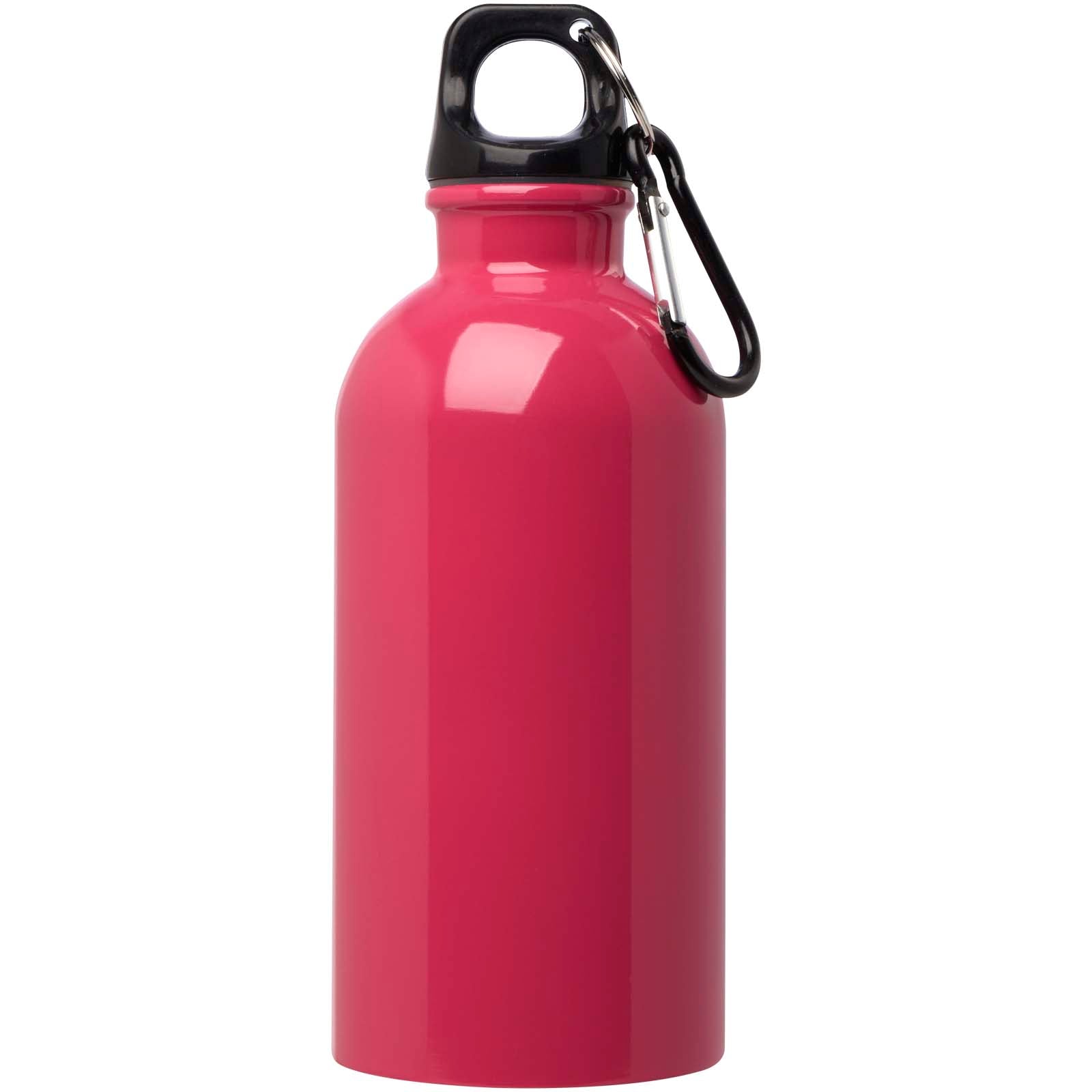 Oregon 400 ml RCS-zertifizierte, einwandige Trinkflasche aus Edelstahl mit Karabinerhaken
