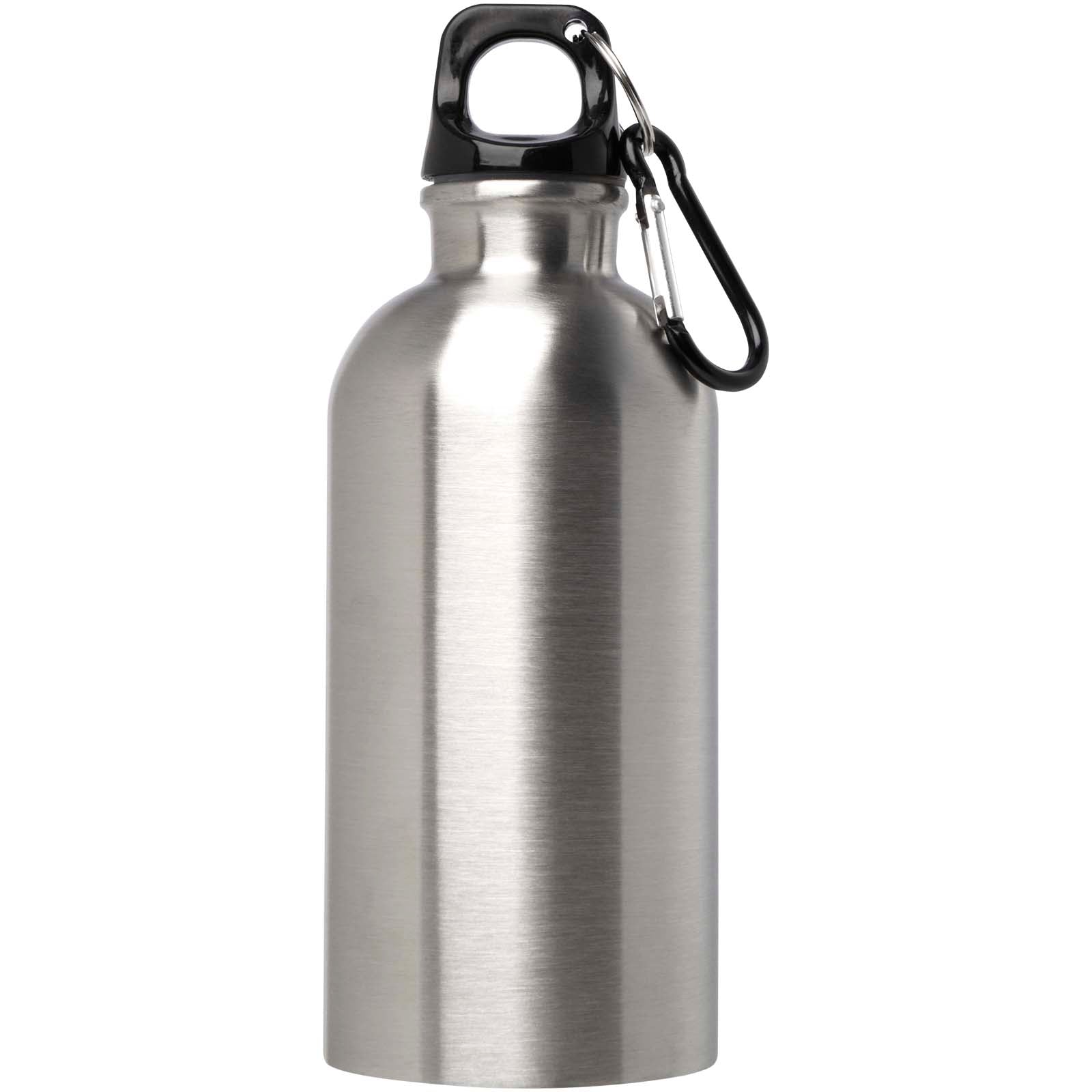 Oregon 400 ml RCS-zertifizierte, einwandige Trinkflasche aus Edelstahl mit Karabinerhaken