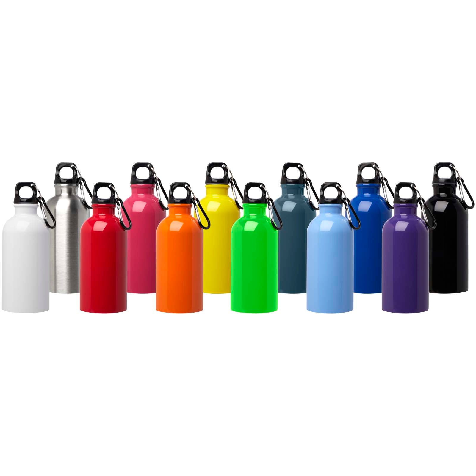 Oregon 400 ml RCS-zertifizierte, einwandige Trinkflasche aus Edelstahl mit Karabinerhaken
