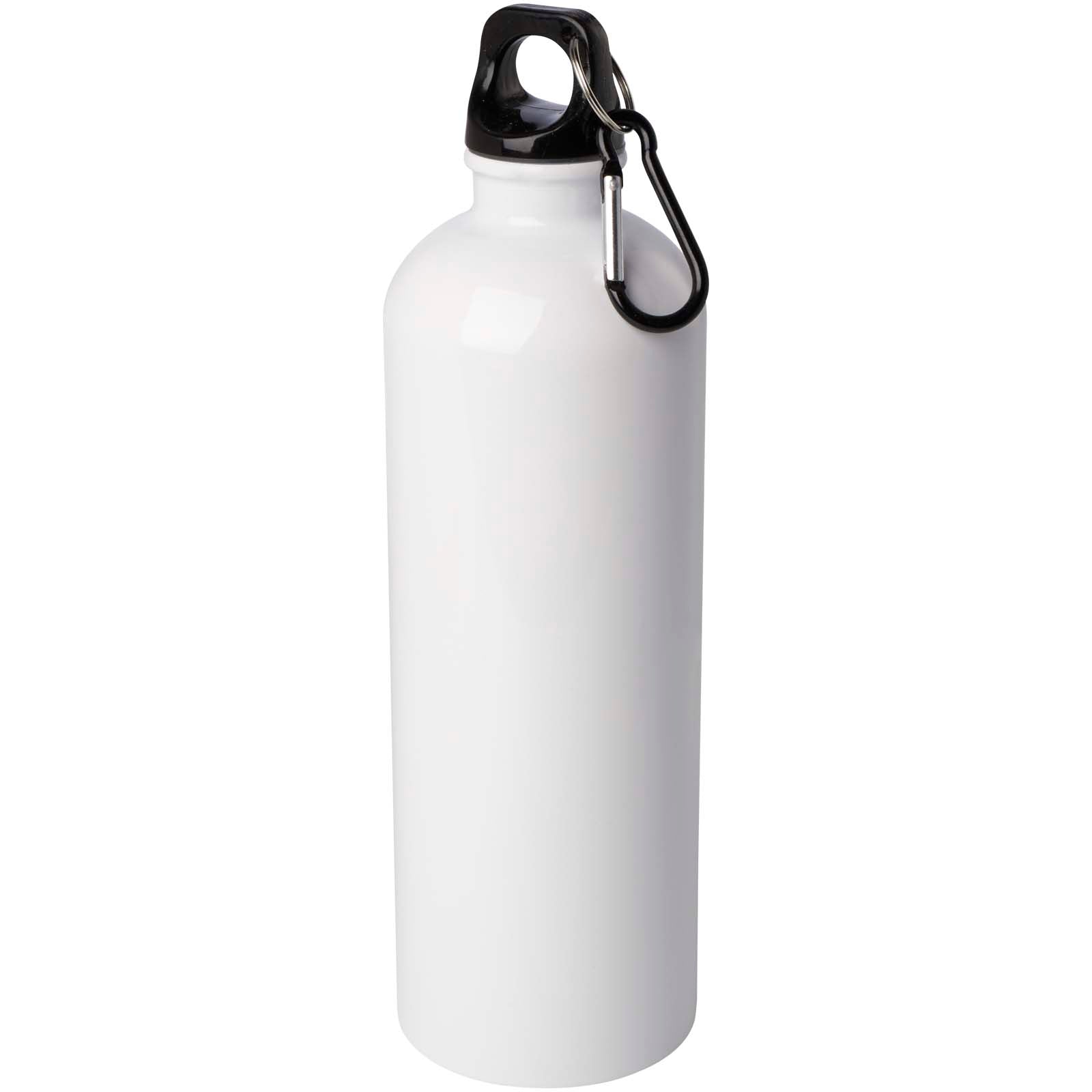 Oregon 750 ml RCS-zertifizierte, einwandige Trinkflasche aus Edelstahl mit Karabinerhaken – Weiss