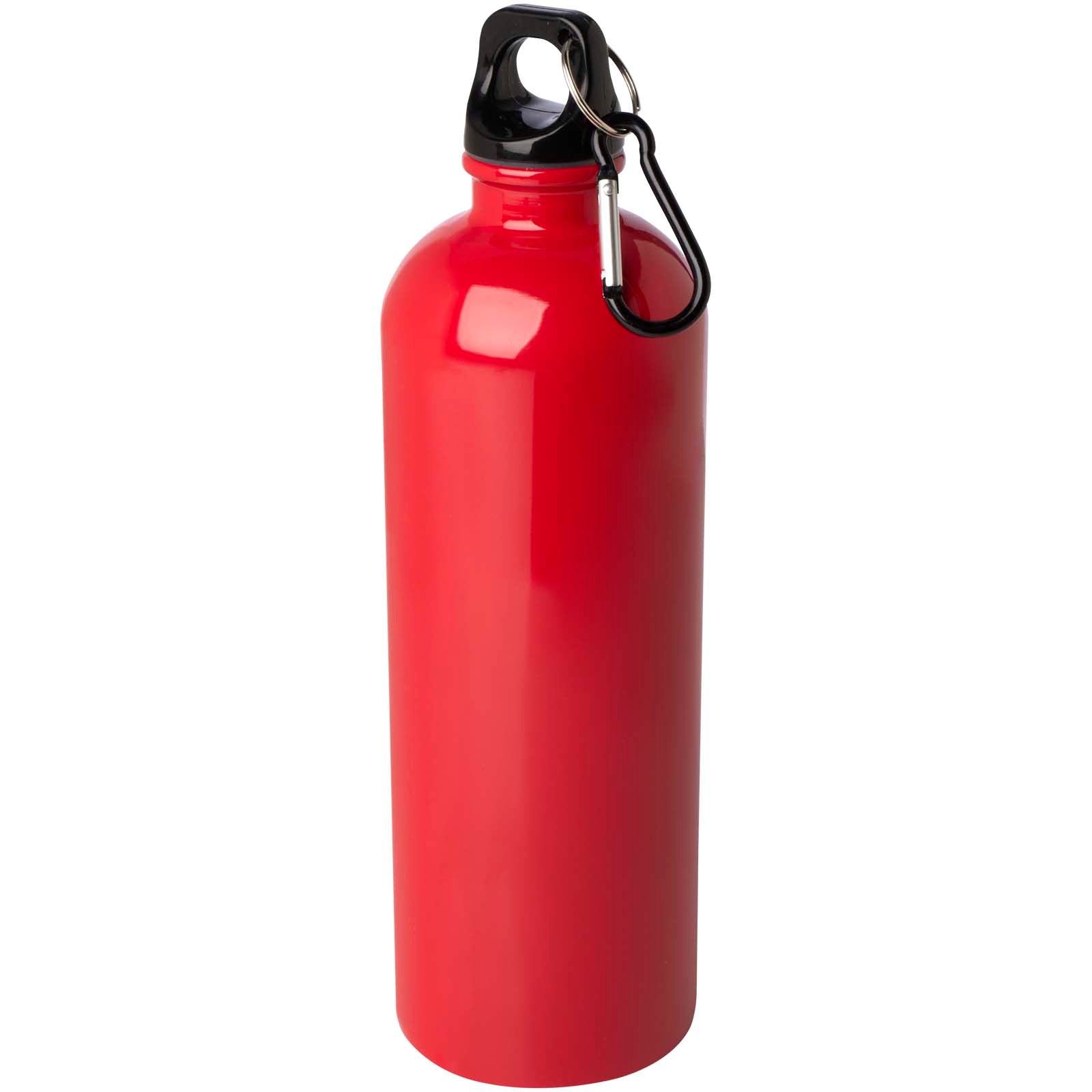 Oregon 750 ml RCS-zertifizierte, einwandige Trinkflasche aus Edelstahl mit Karabinerhaken – Rot
