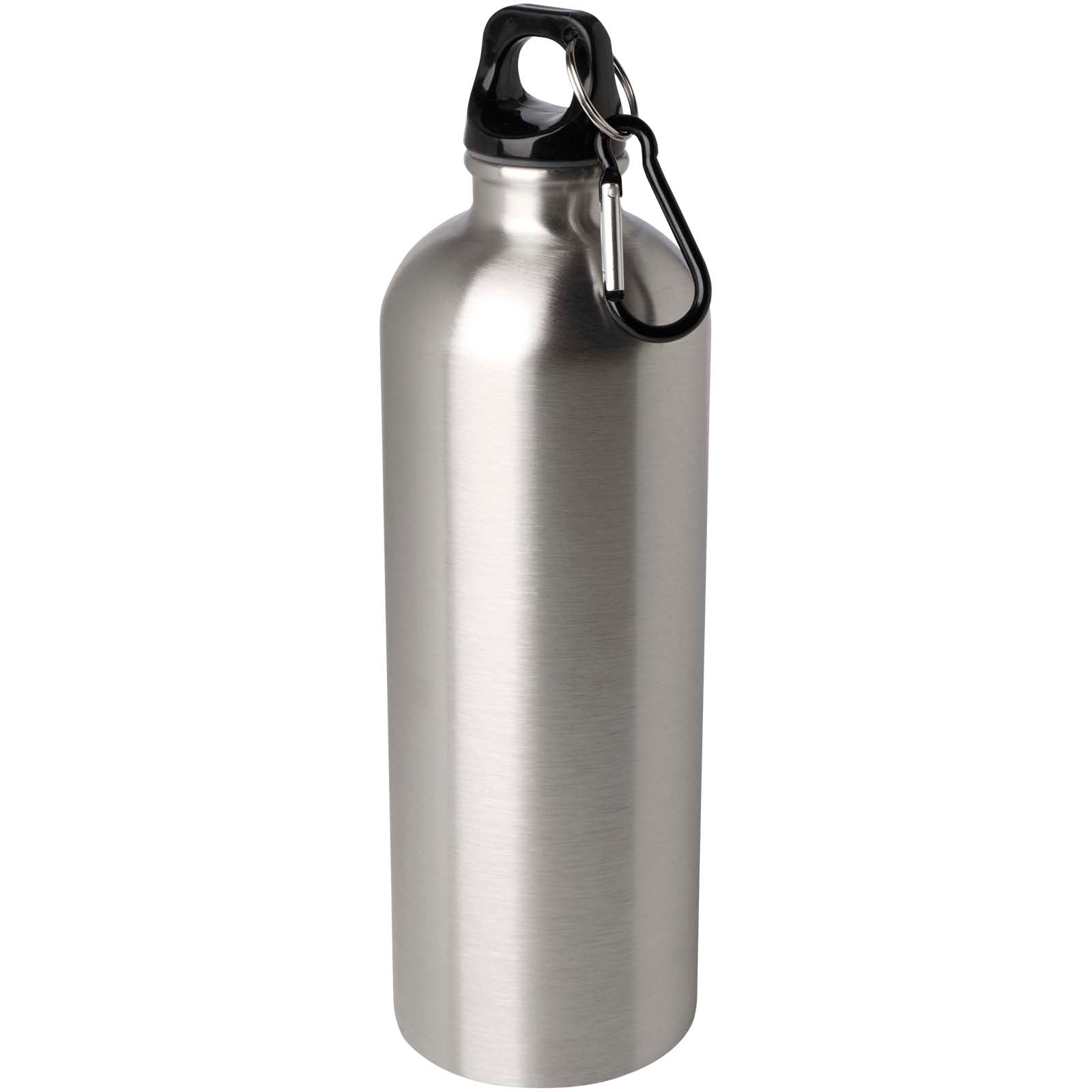Oregon 750 ml RCS-zertifizierte, einwandige Trinkflasche aus Edelstahl mit Karabinerhaken – Silber