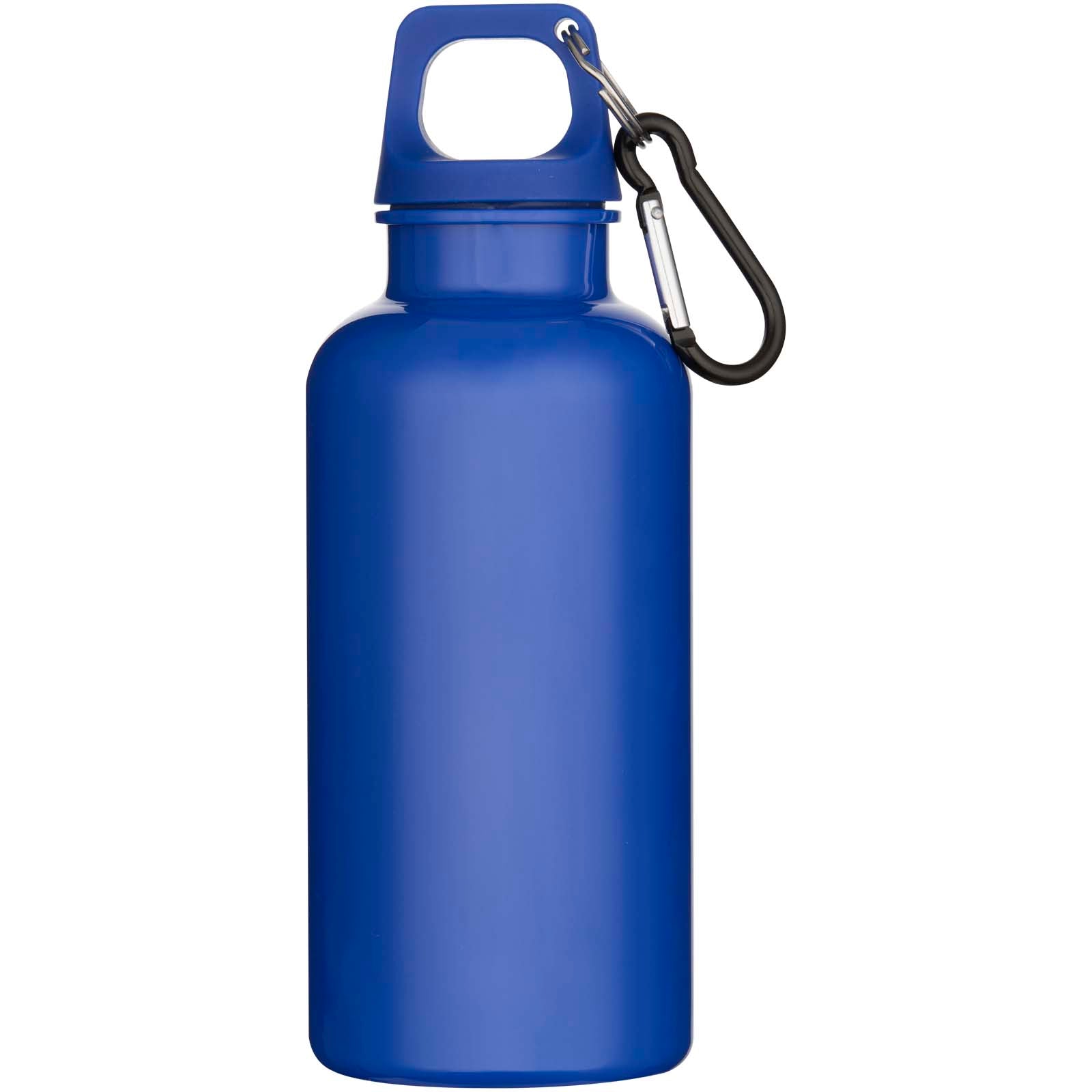 Oregon 400 ml einfarbige RS-zertifizierte Trinkflasche aus recyceltem Kunststoff mit Karabinerhaken
