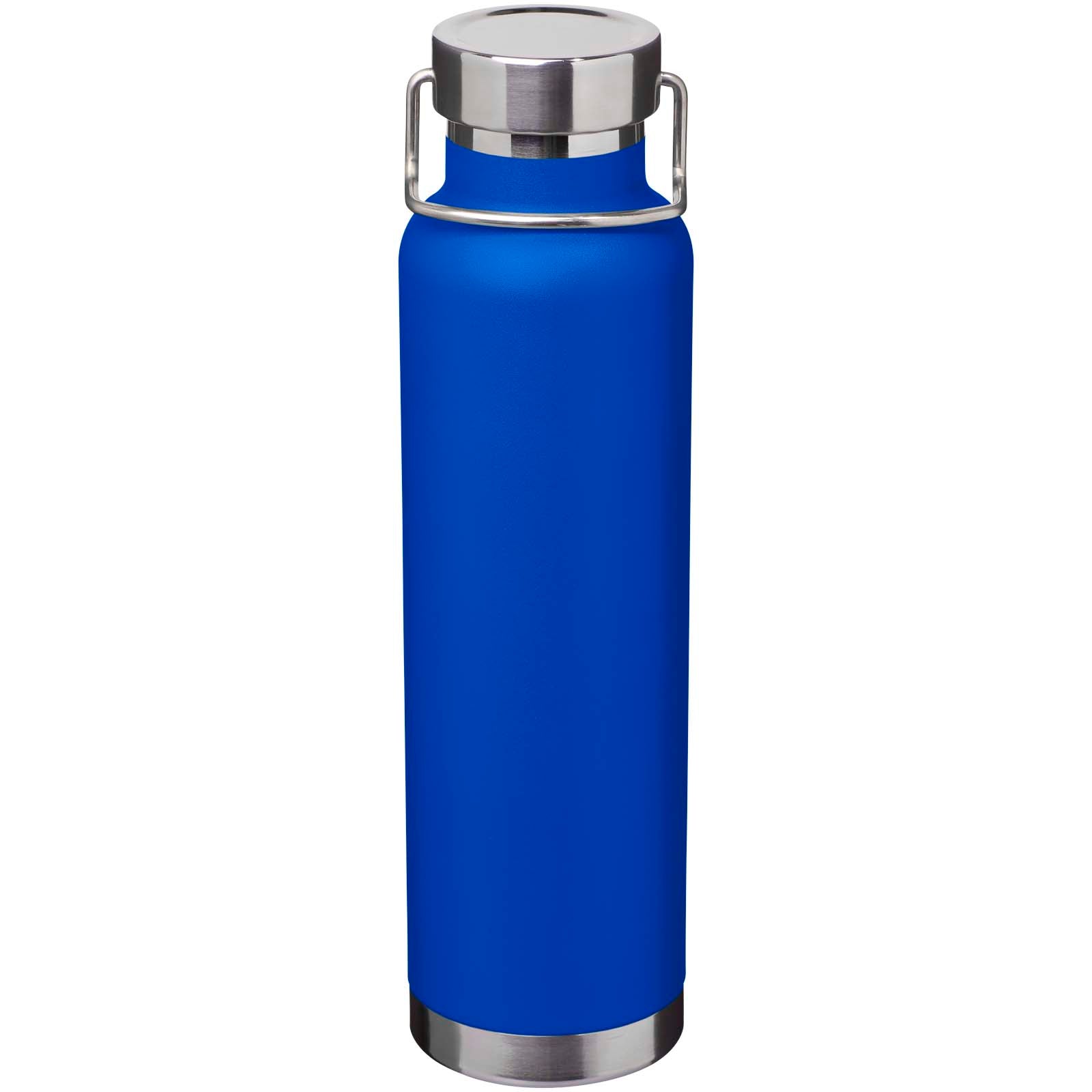 Thor 650 ml RCS-zertifizierte Kupfer-Vakuum Isolierflasche aus recyceltem Edelstahl – Royalblau