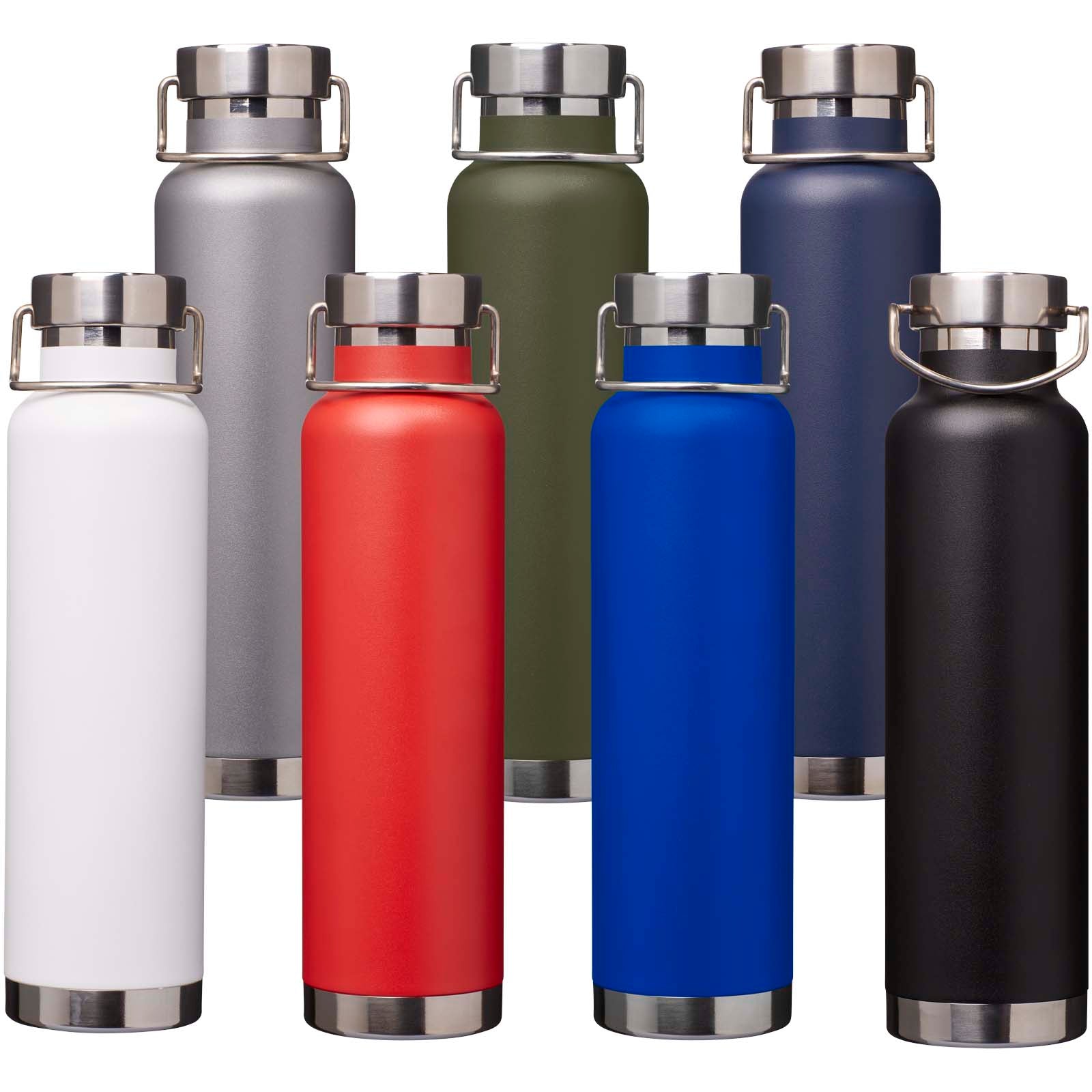 Thor 650 ml RCS-zertifizierte Kupfer-Vakuum Isolierflasche aus recyceltem Edelstahl