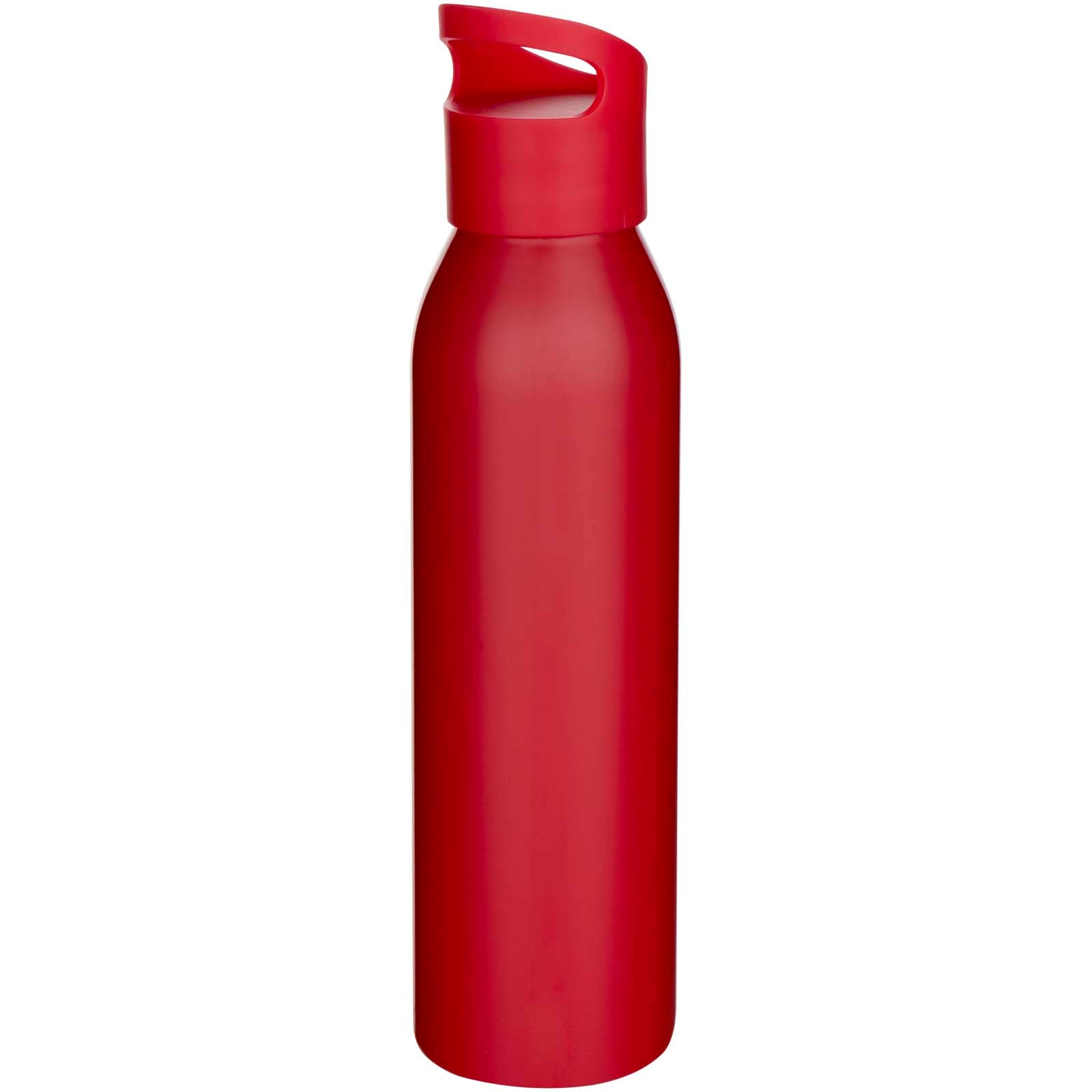 Sky 650 ml RCS-zertifizierte, einwandige Trinkflasche aus recyceltem Edelstahl – Rot
