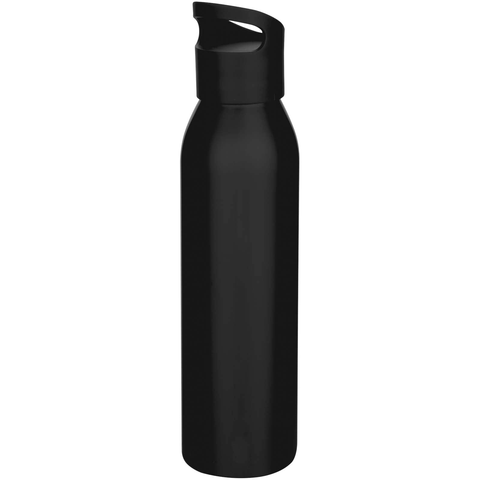 Sky 650 ml RCS-zertifizierte, einwandige Trinkflasche aus recyceltem Edelstahl – Schwarz