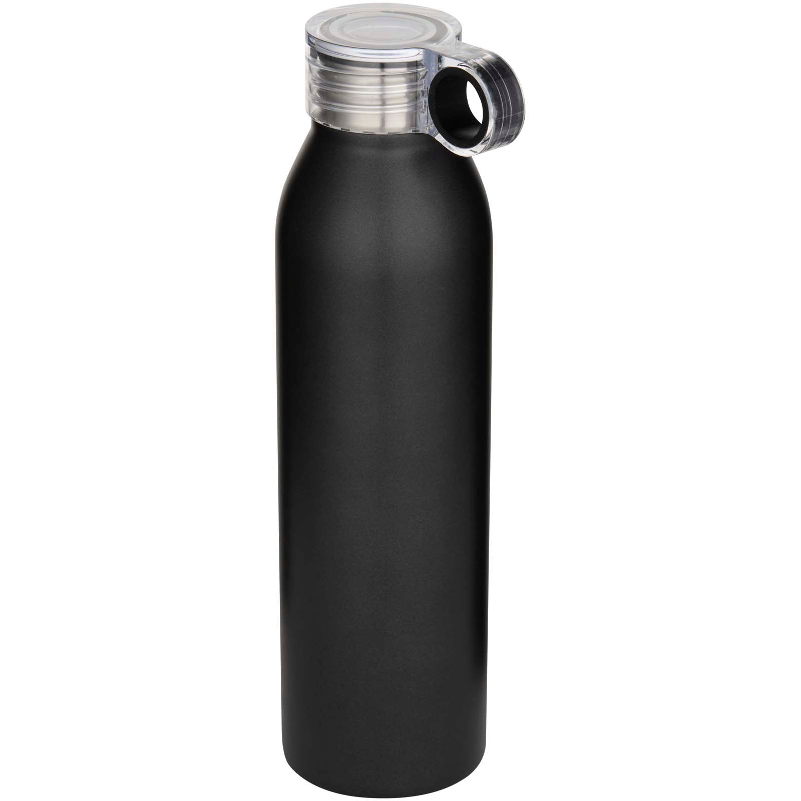 Grom 650 ml RCS-zertifizierte Trinkflasche aus recyceltem Edelstahl – Schwarz