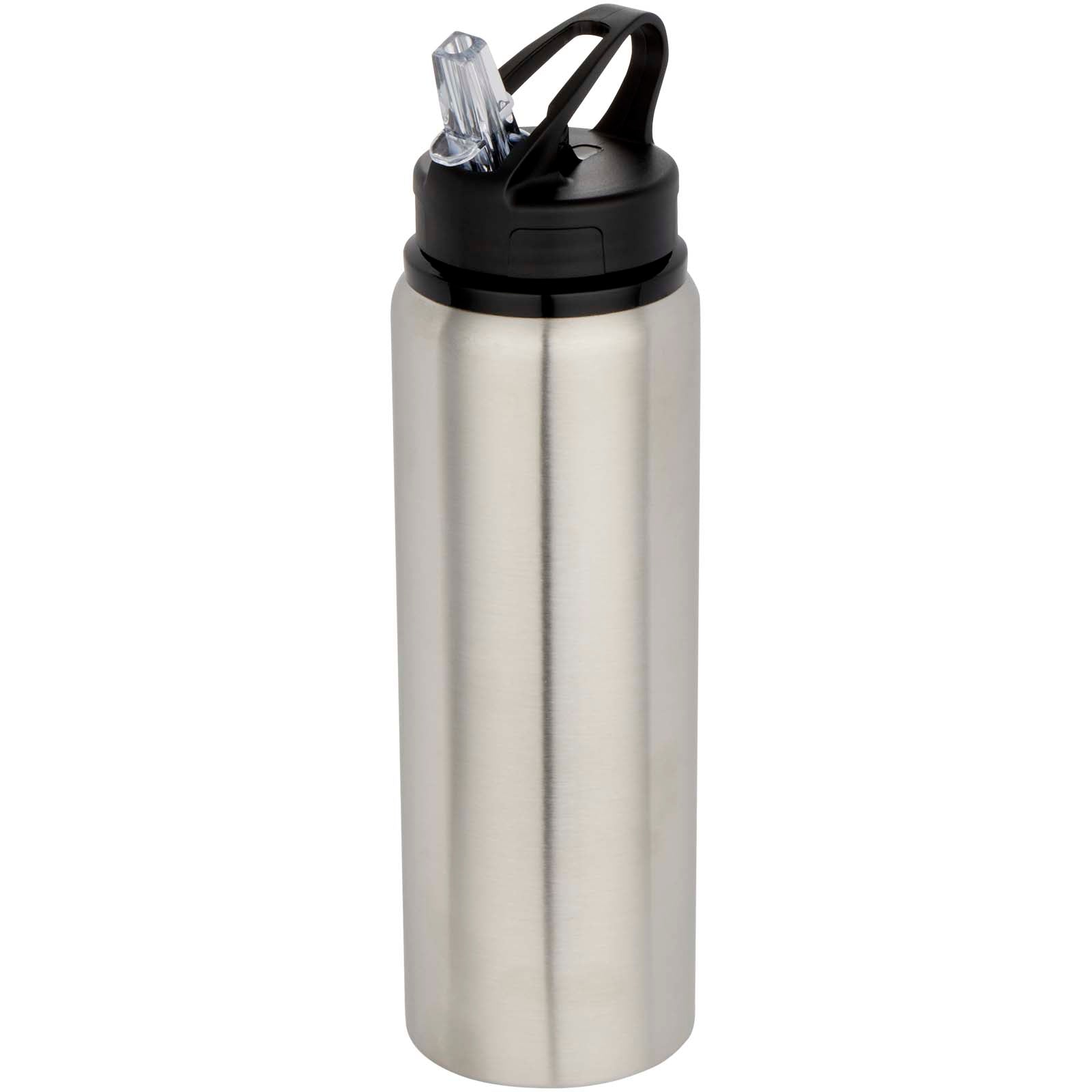 Fitz 800 ml RCS-zertifizierte, einwandige Trinkflasche aus recyceltem Edelstahl – Grau
