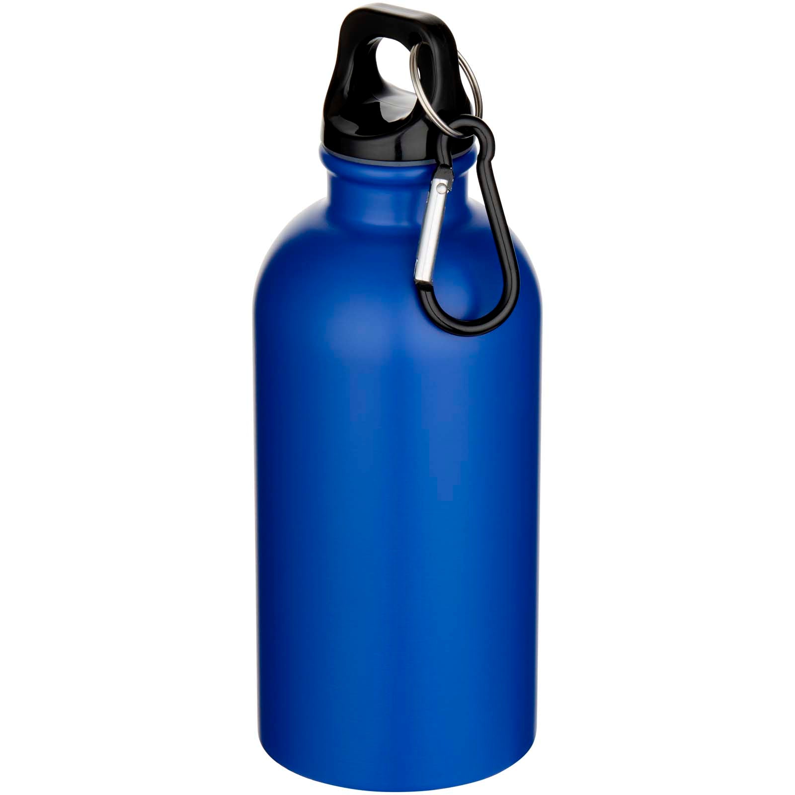 Oregon 400 ml matte RCS-zertifizierte einwandige Trinkflasche aus recyceltem Edelstahl mit Karabinerhaken – Royalblau