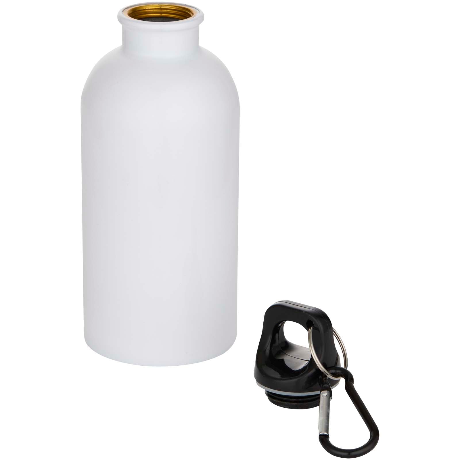 Oregon 400 ml RSC-zertifizierte einwandige Sublimation Trinkflasche aus recyceltem Edelstahl mit Karabinerhaken
