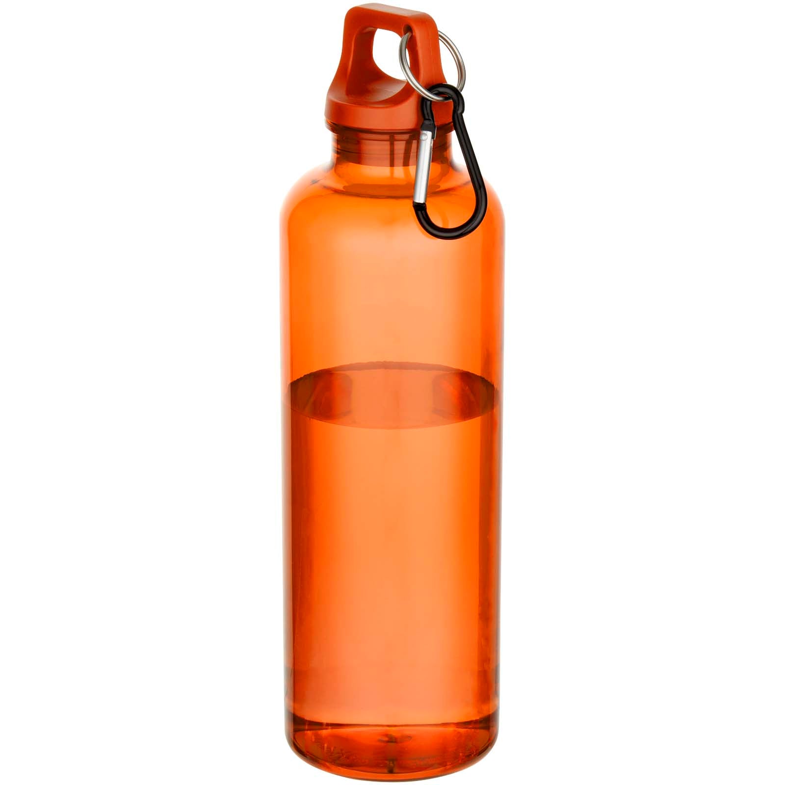 Oregon 750 ml RCS-zertifizierte Trinkflasche aus recyceltem Kunststoff mit Karabinerhaken – Orange