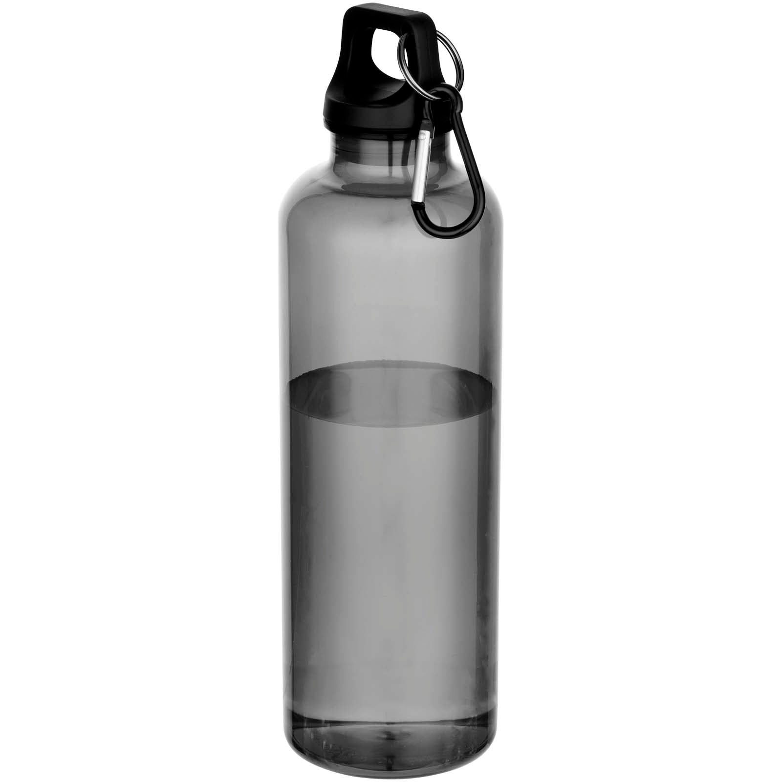 Oregon 750 ml RCS-zertifizierte Trinkflasche aus recyceltem Kunststoff mit Karabinerhaken – Schwarz