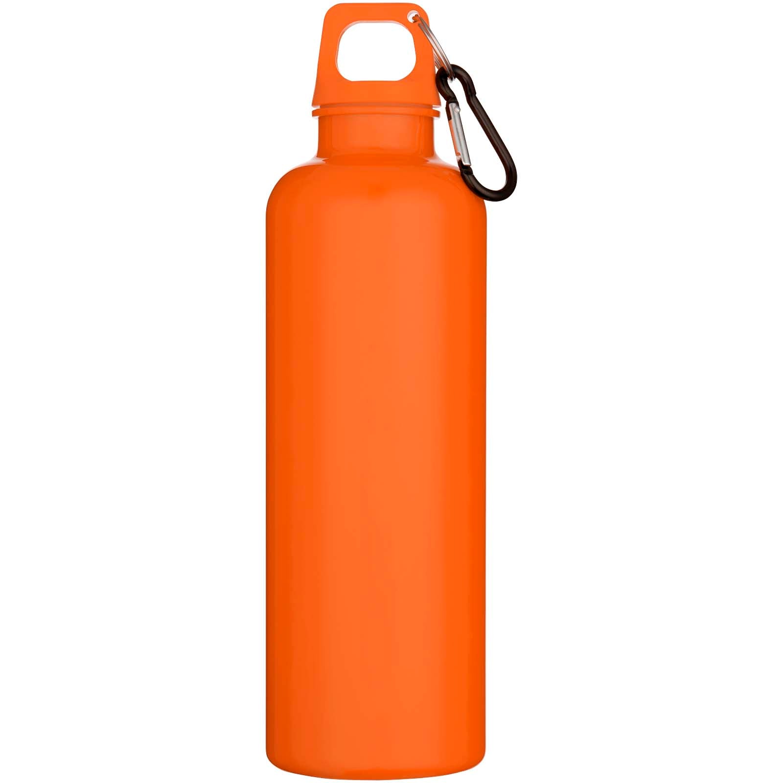 Oregon 750 ml einfarbige RS-zertifizierte Wasserflasche aus recyceltem Kunststoff mit Karabinerhaken