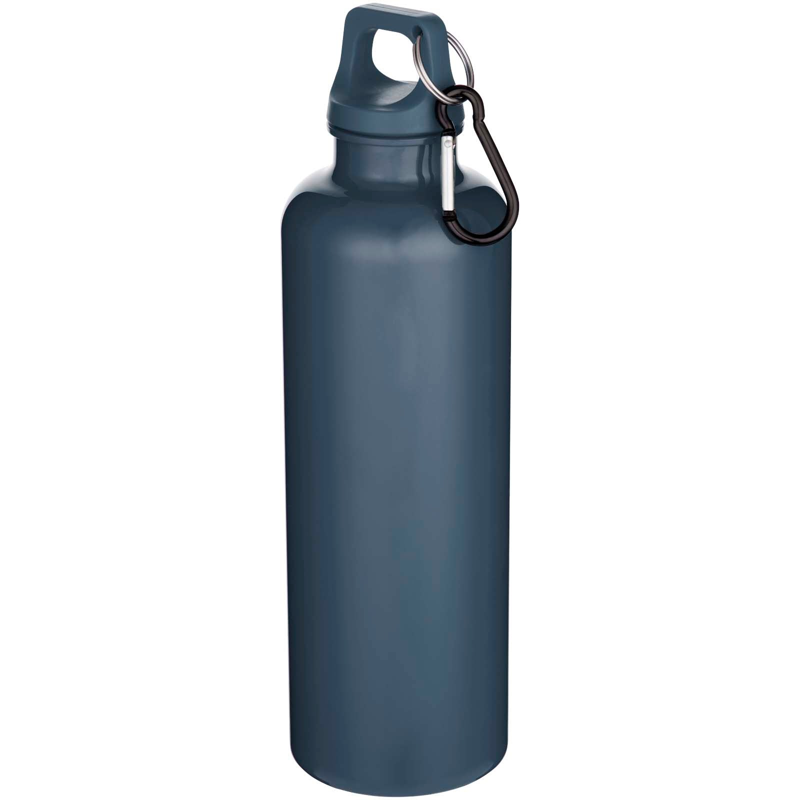 Oregon 750 ml einfarbige RS-zertifizierte Wasserflasche aus recyceltem Kunststoff mit Karabinerhaken – Hale Blau