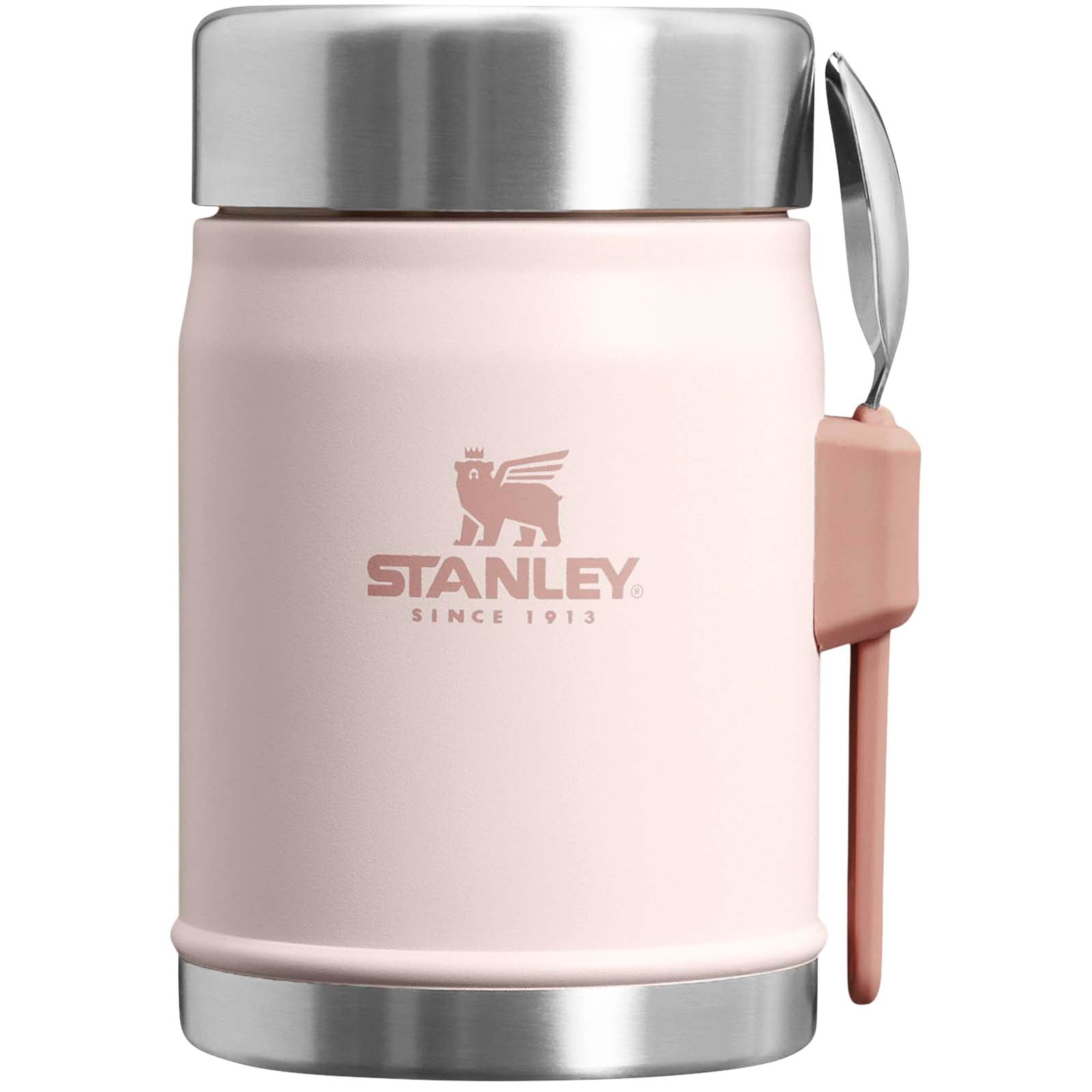 Stanley 400ml Legendary Food Jar Lunchpot mit Göffel – Hellrosa
