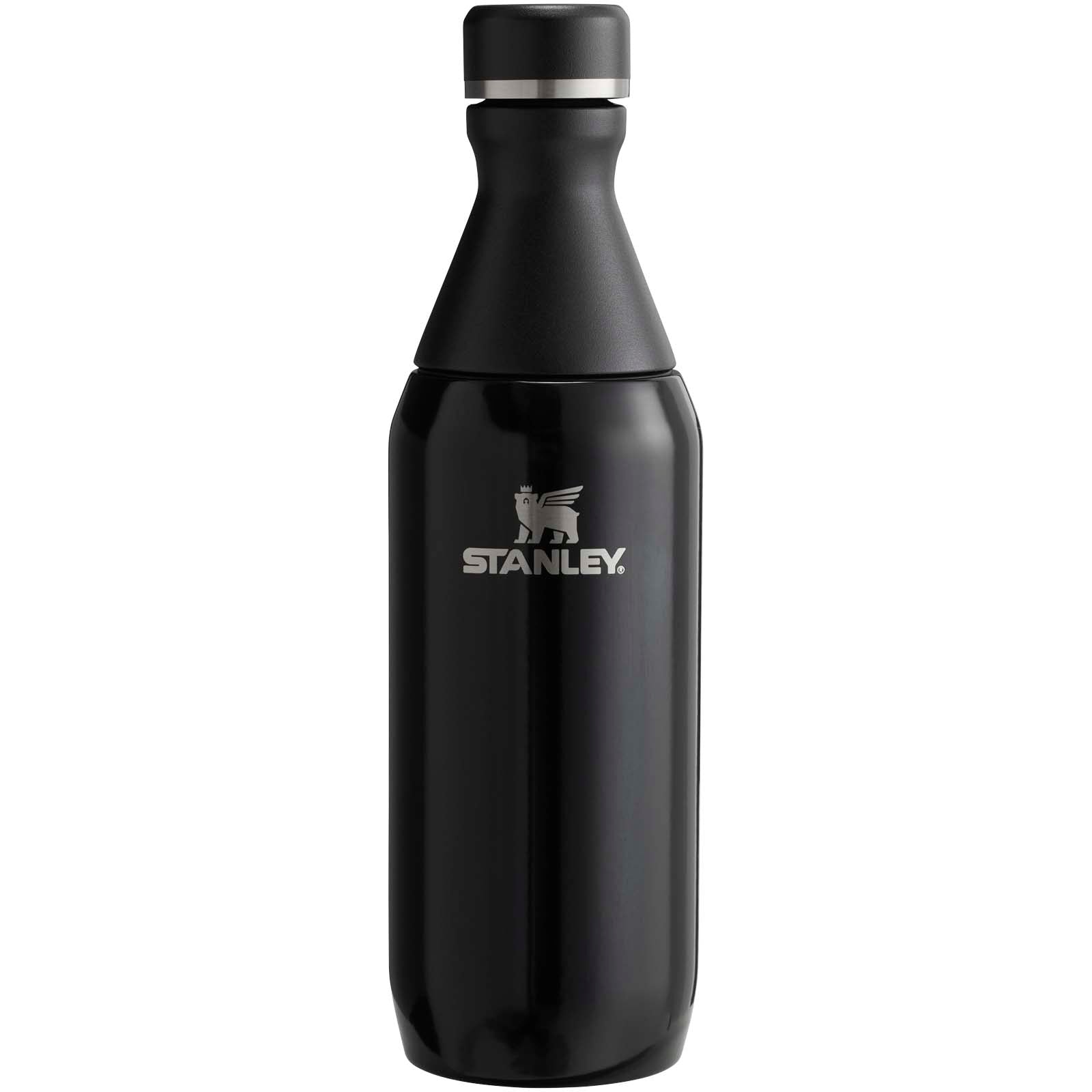 Stanley 350 ml All Day Slim Flasche – Schwarz Glänzend