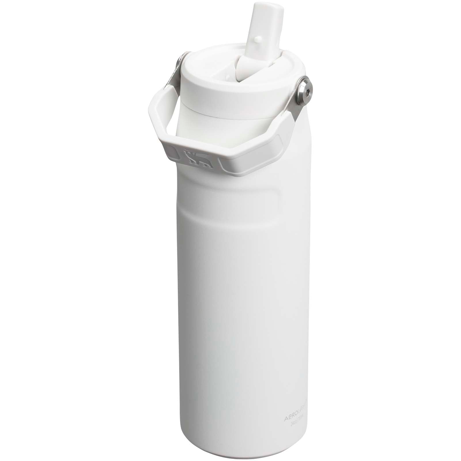Stanley IceFlow™ 2.0 700 ml Flasche mit Flip-Trinkhalm – Weiß Gefrosted