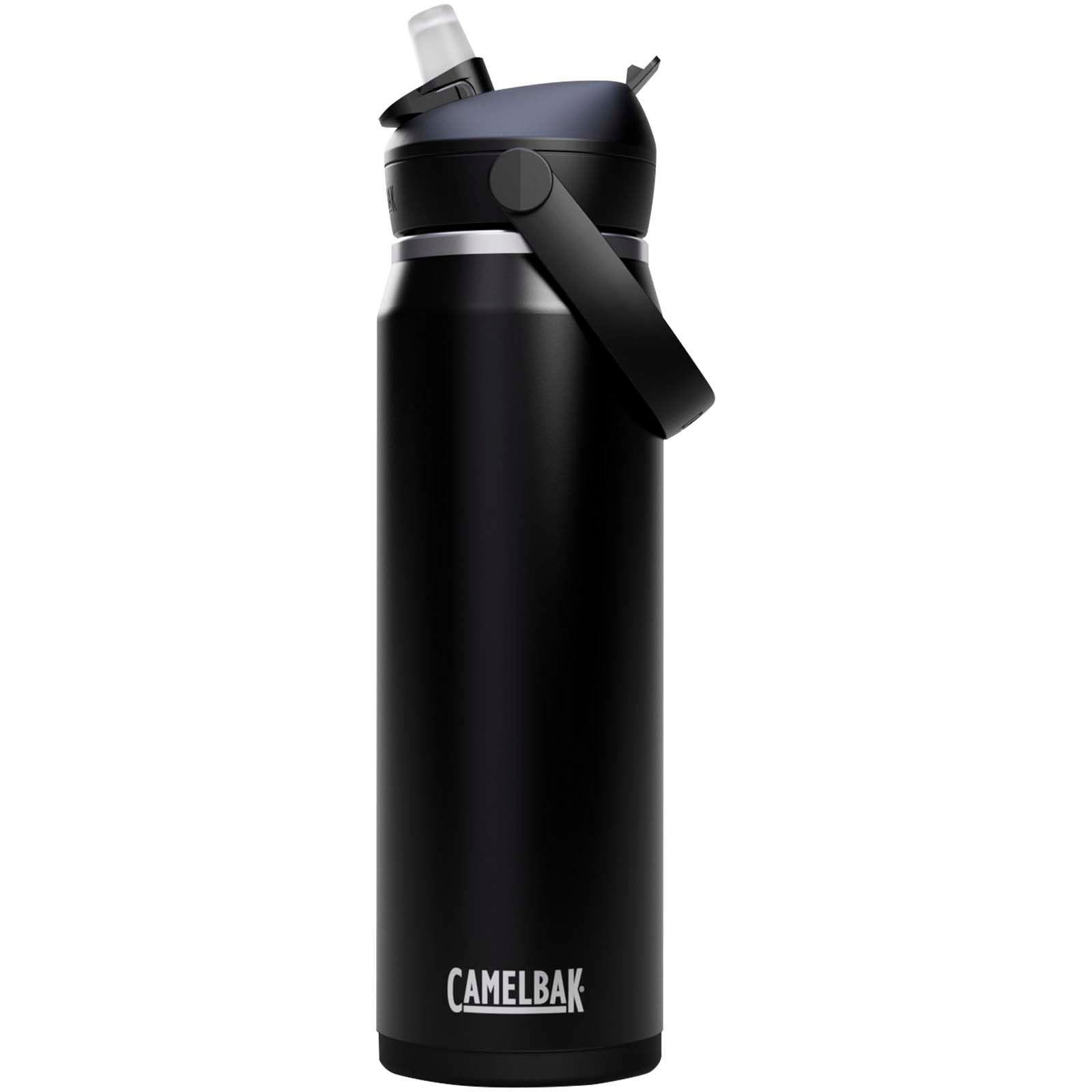 Camelbak® Thrive Flip VSS 740 ml Edelstahl Trinkflasche mit Flip Strohhalm – Schwarz
