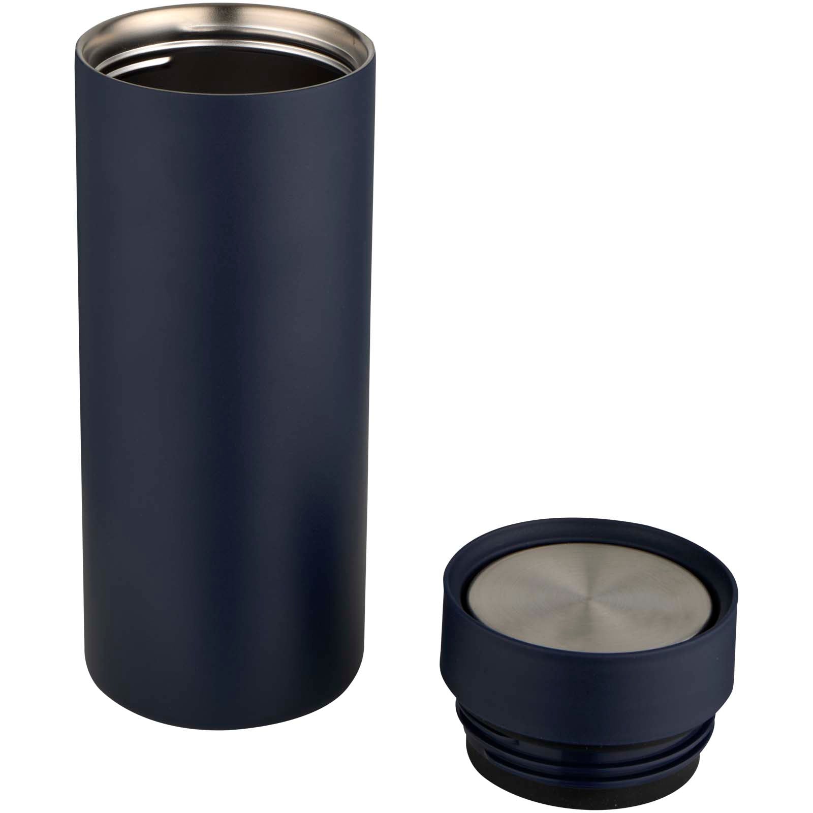 Illuminate 650 ml RCS-zertifizierte doppelwandige Trinkflasche aus recyceltem Edelstahl mit 3-teiligem Deckelset