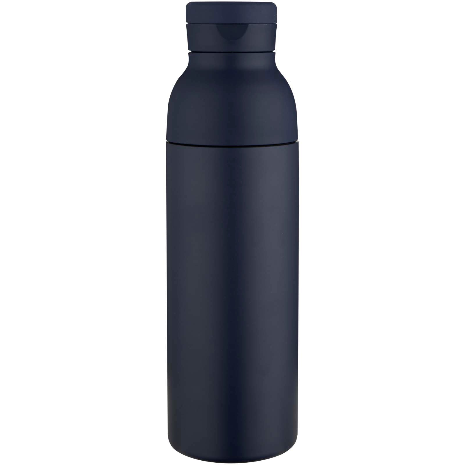 Illuminate 650 ml RCS-zertifizierte doppelwandige Trinkflasche aus recyceltem Edelstahl mit 3-teiligem Deckelset