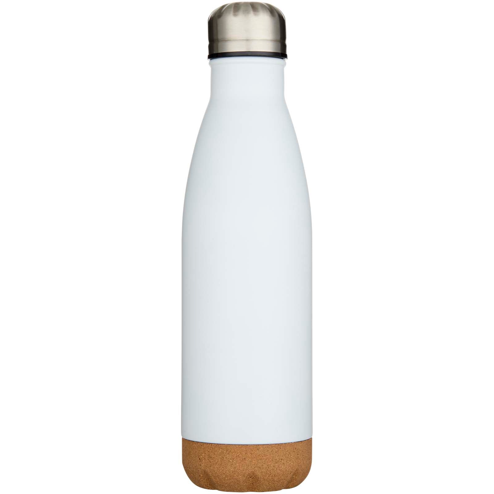 Cove 500 ml doppelwandige, vakuumisolierte Trinkflasche aus Edelstahl mit Korkdetails