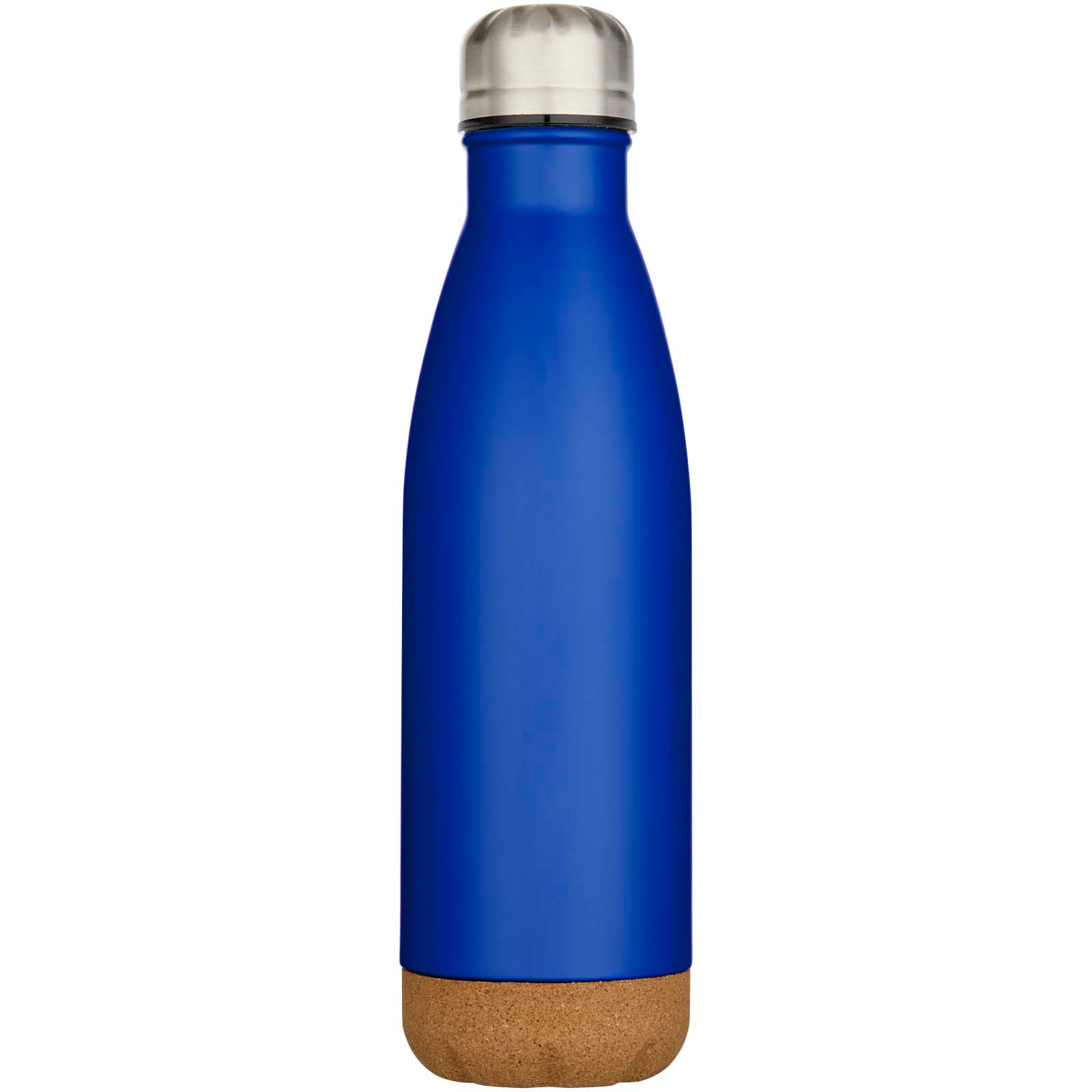 Cove 500 ml doppelwandige, vakuumisolierte Trinkflasche aus Edelstahl mit Korkdetails