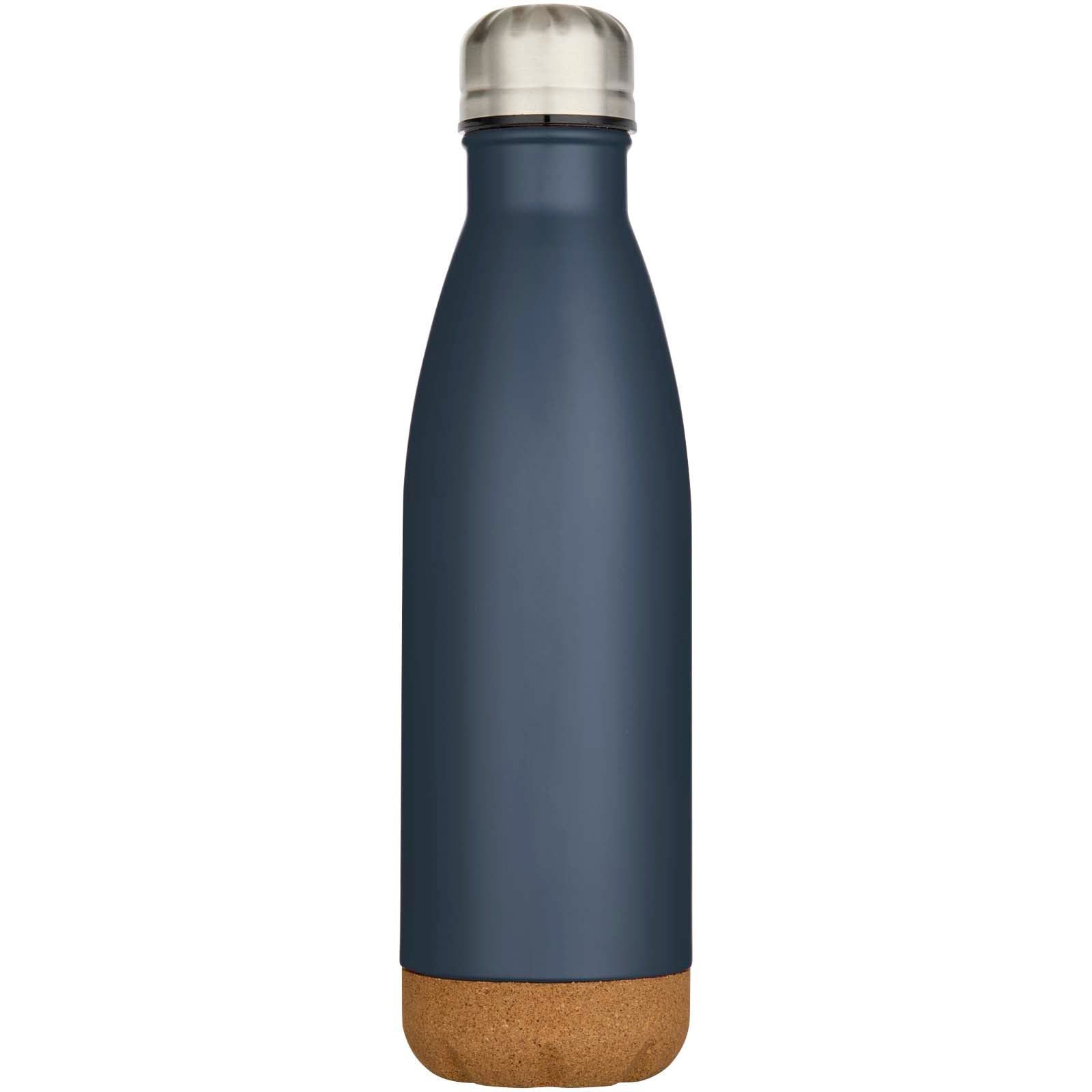 Cove 500 ml doppelwandige, vakuumisolierte Trinkflasche aus Edelstahl mit Korkdetails