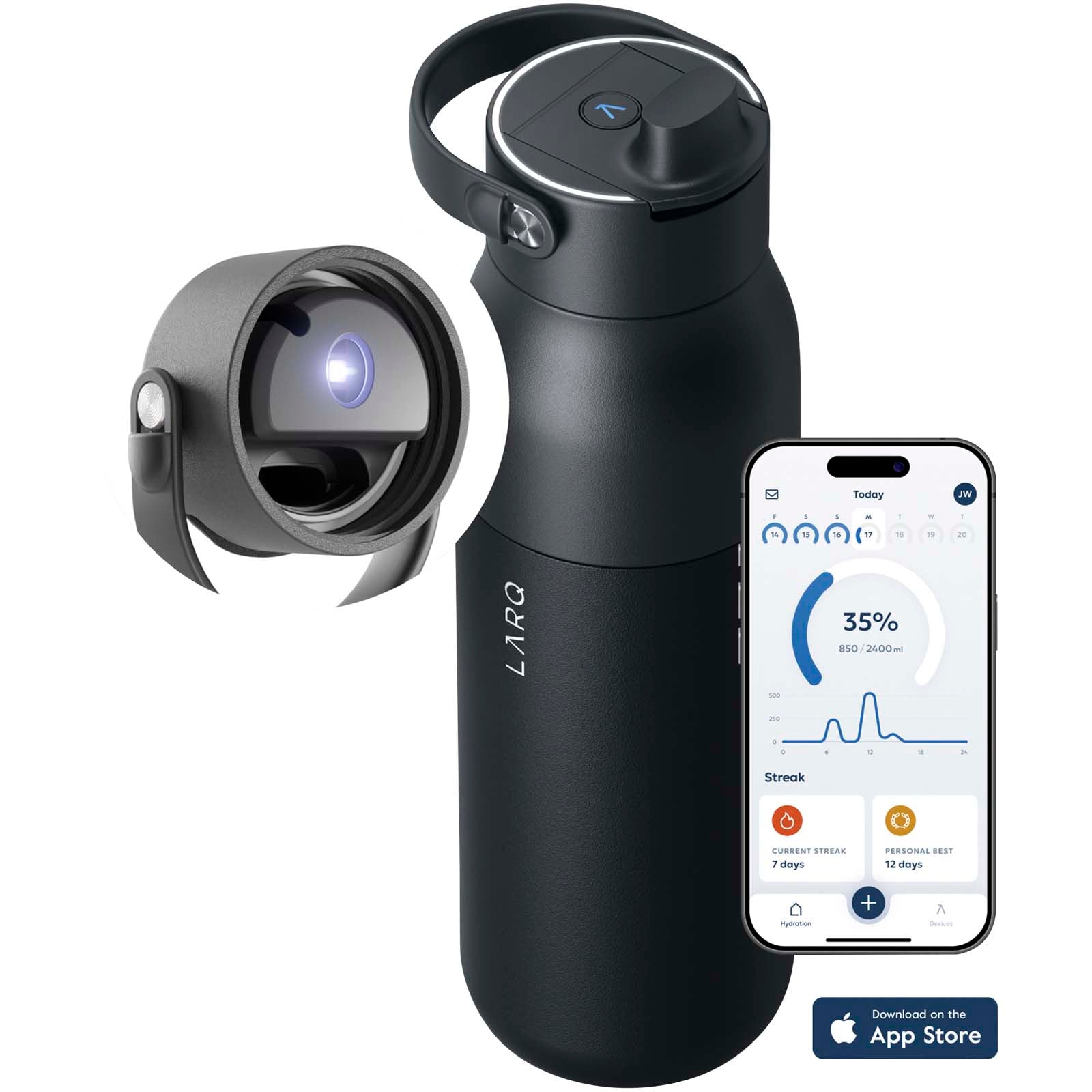 LARQ PureVis™ 2.0 680 ml Flasche