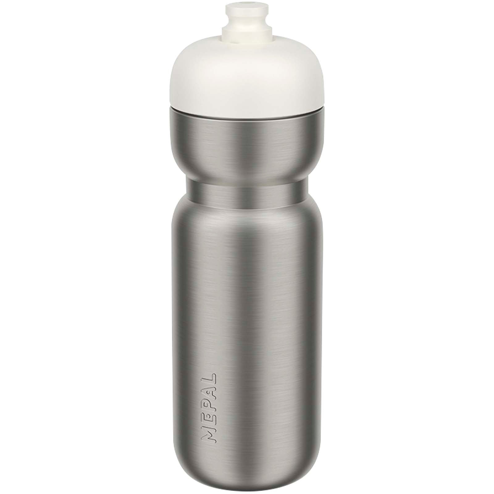 Mepal Pull 800 ml Edelstahl Sportflasche – Weiss