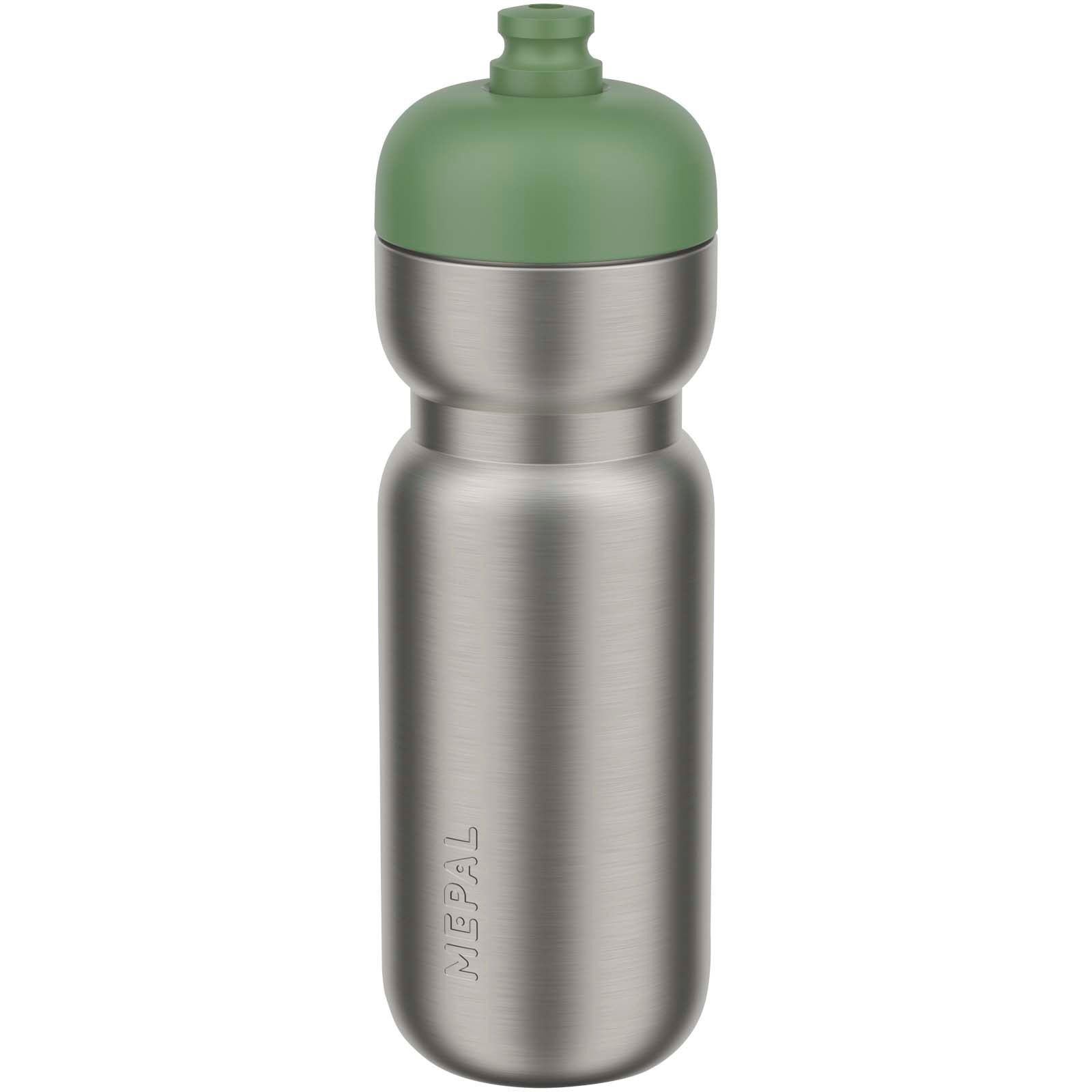 Mepal Pull 800 ml Edelstahl Sportflasche – Moosgrün