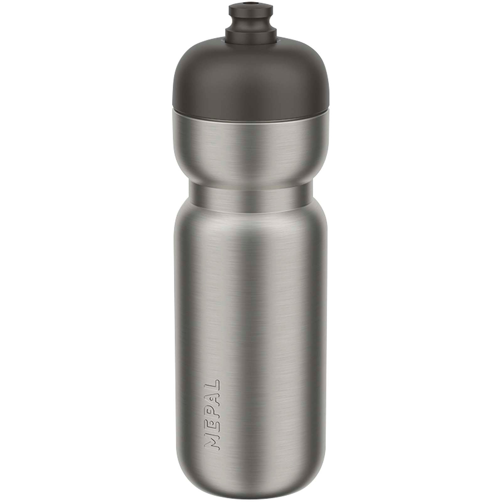 Mepal Pull 800 ml Edelstahl Sportflasche – Schwarz