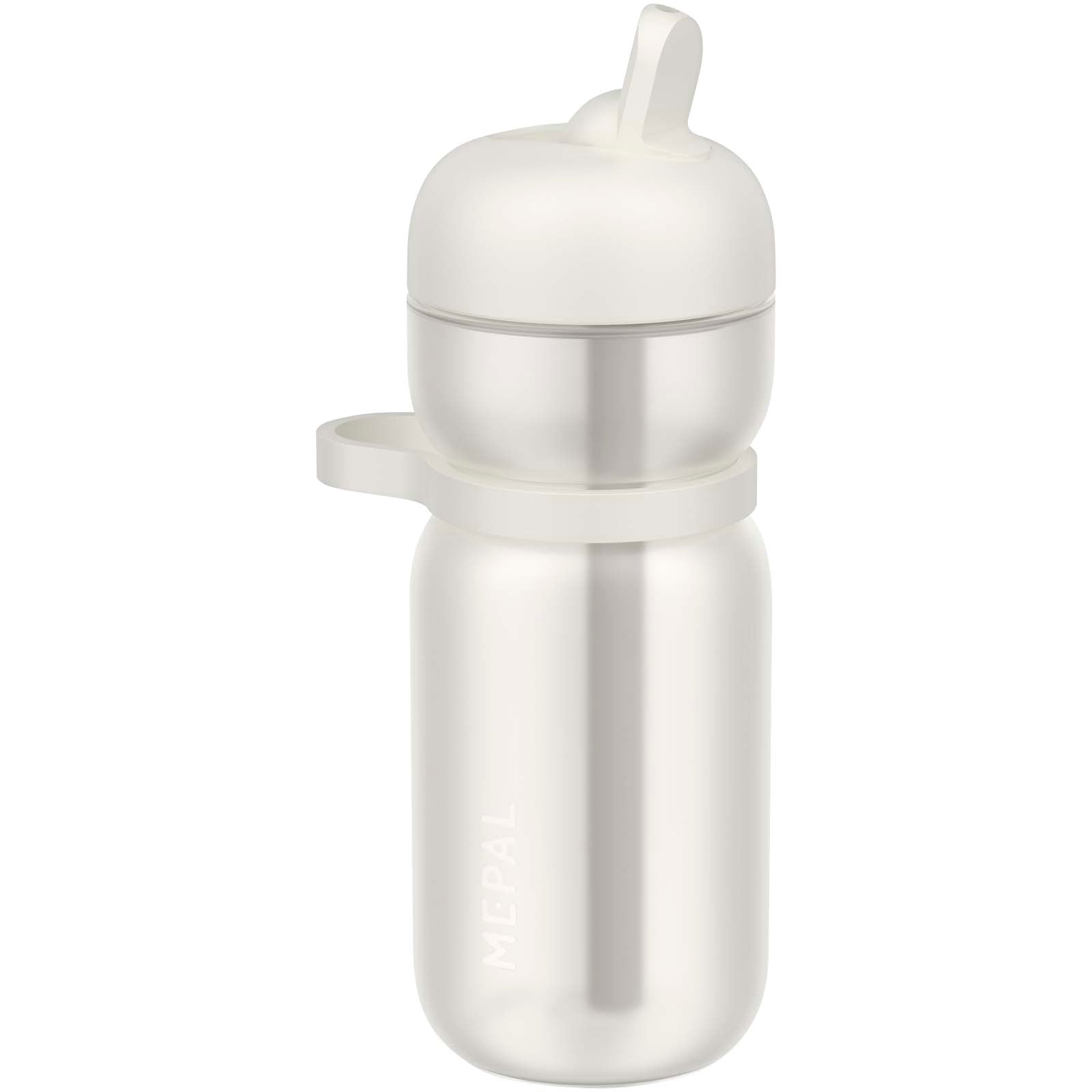 Mepal 600 ml Flip Sportflasche – Weiss