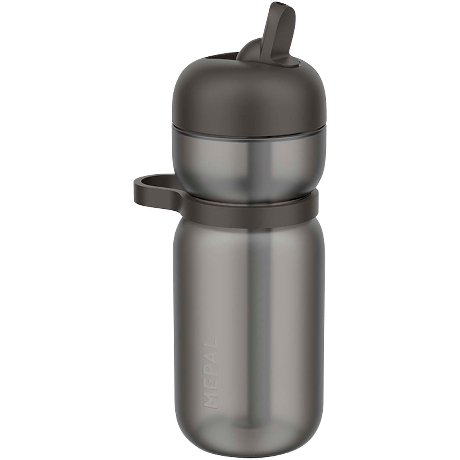 Mepal 600 ml Flip Sportflasche – Schwarz