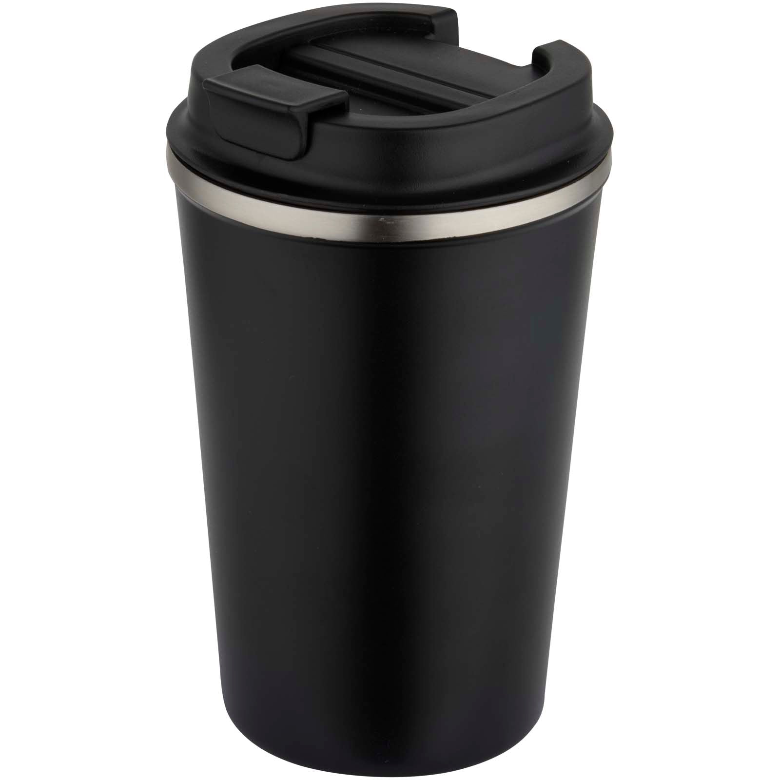Newport 350 ml doppelwandiger, vakuumisolierter Becher aus Edelstahl – Schwarz