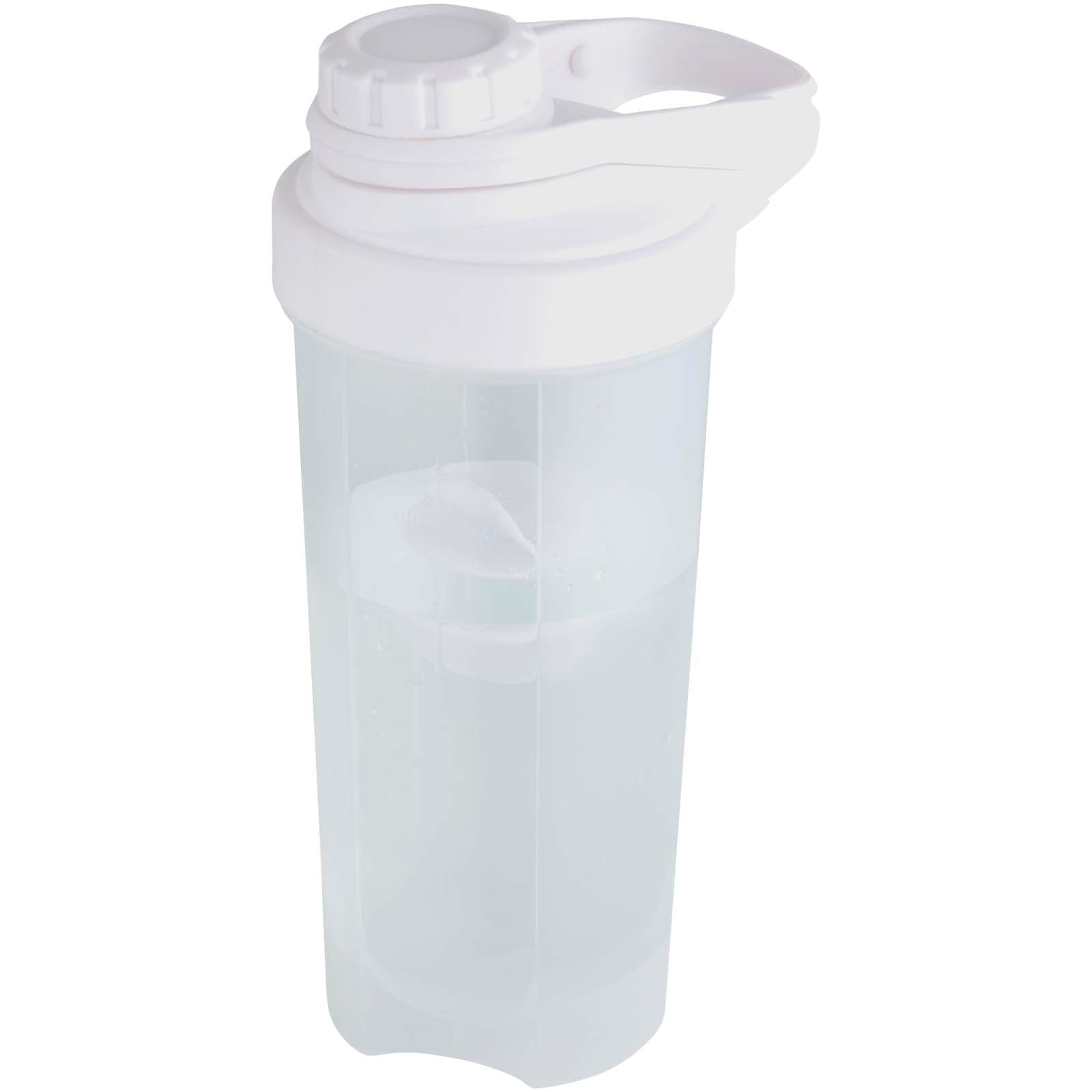 Forza 700 ml Sportflasche mit Shakerball – Weiss