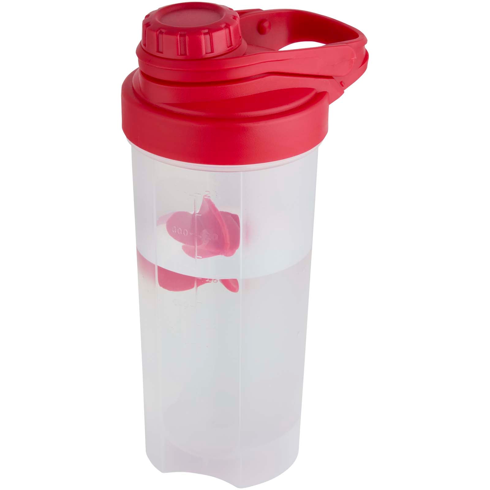 Forza 700 ml Sportflasche mit Shakerball – Rot