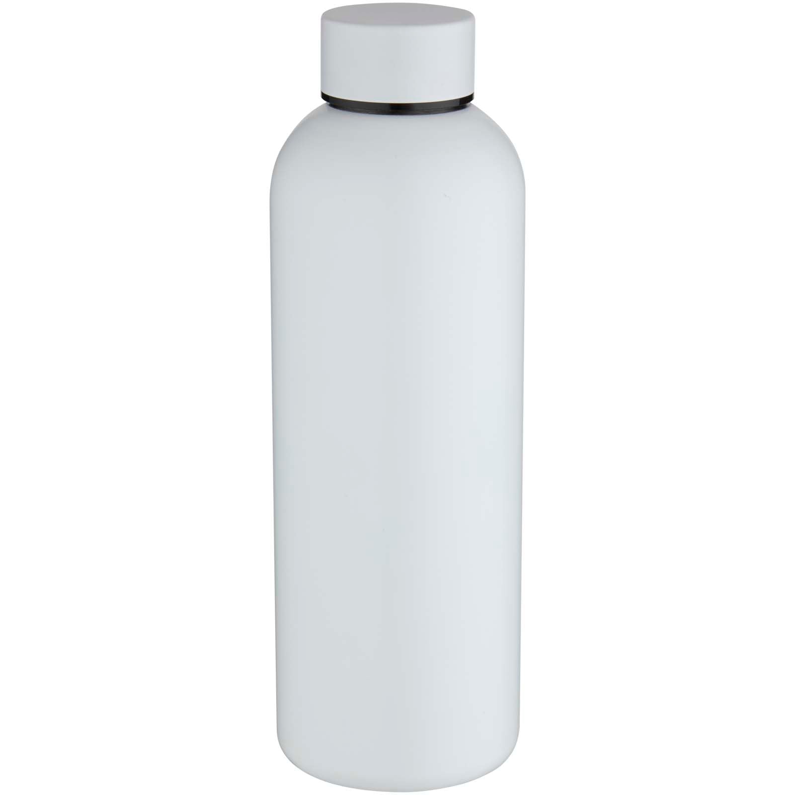 Spring 750 ml RCS-zertifizierte einwandige Trinkflasche aus recyceltem Edelstahl – Weiss