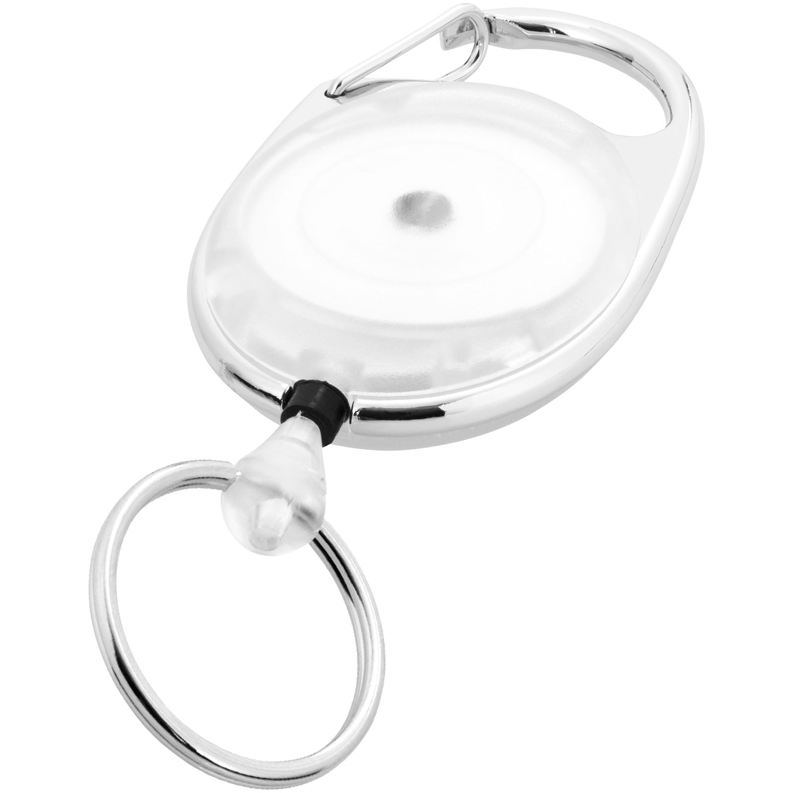 Gerlos Schlüsselkette mit Rollerclip – Weiss