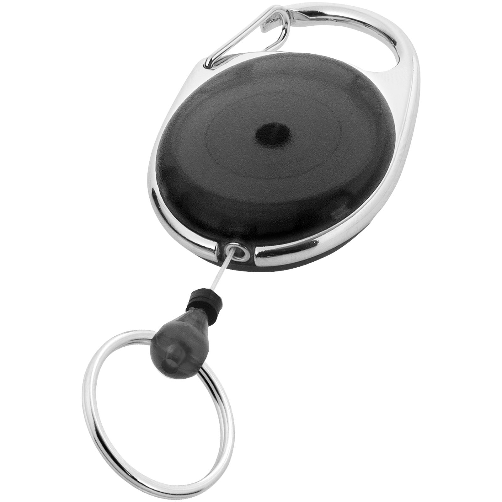 Gerlos Schlüsselkette mit Rollerclip – Schwarz