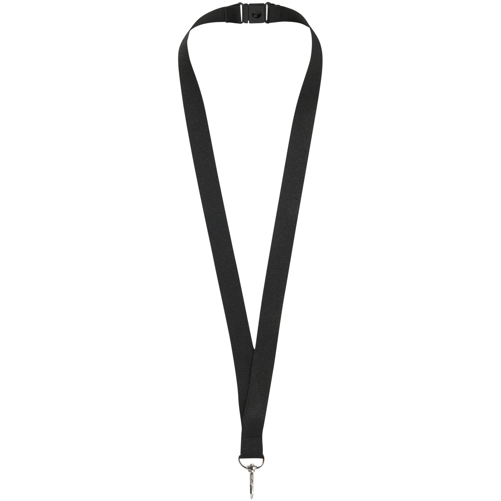 Lago Lanyard mit Sicherheitsverschluss – Schwarz