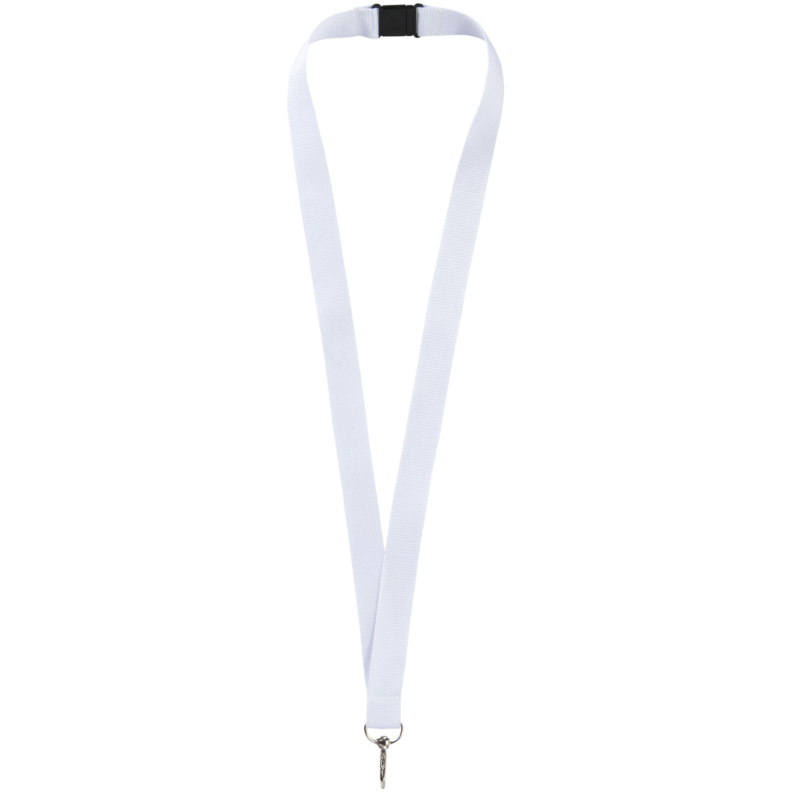 Lago Lanyard mit Sicherheitsverschluss – Weiss