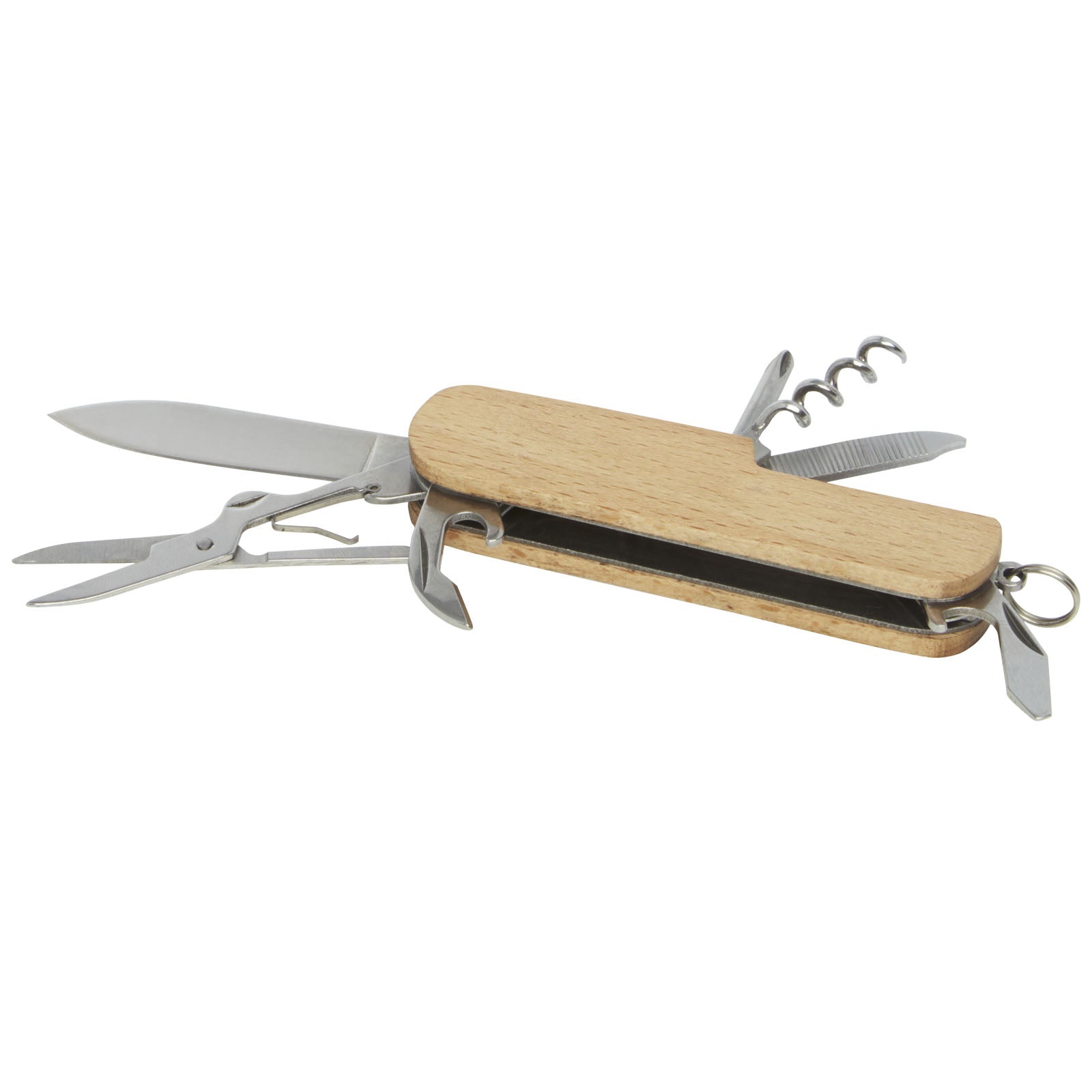 Richard Holztaschenmesser mit 7 Funktionen – Natur