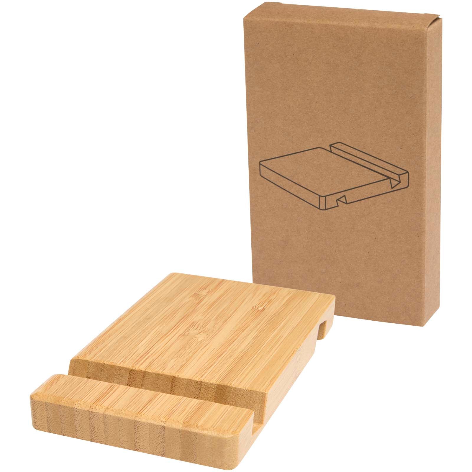 Bubup Bambus 2-winklige Tablet- und Smartphonehalterung – Holz