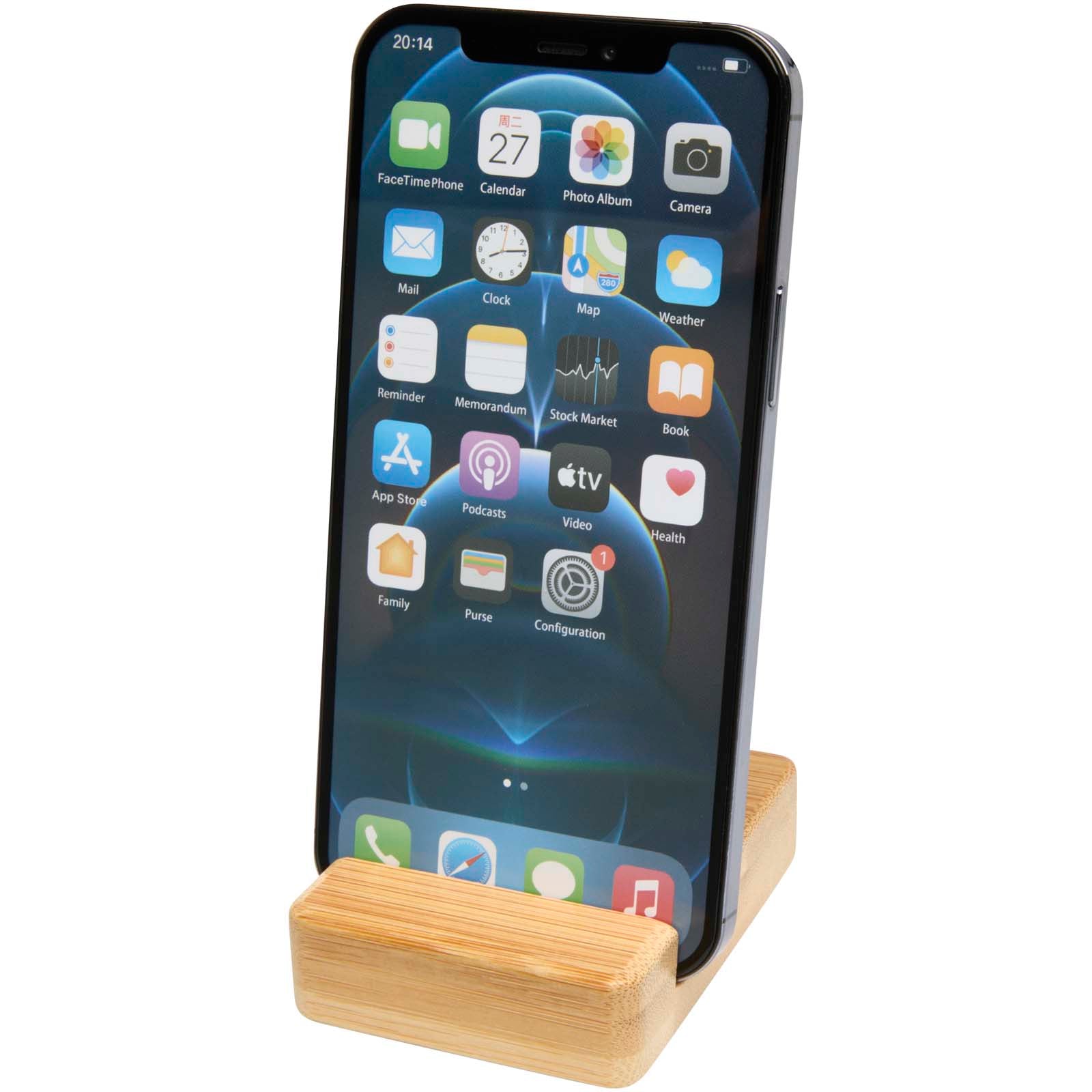 Ebla Smartphonehalterung aus Bambus