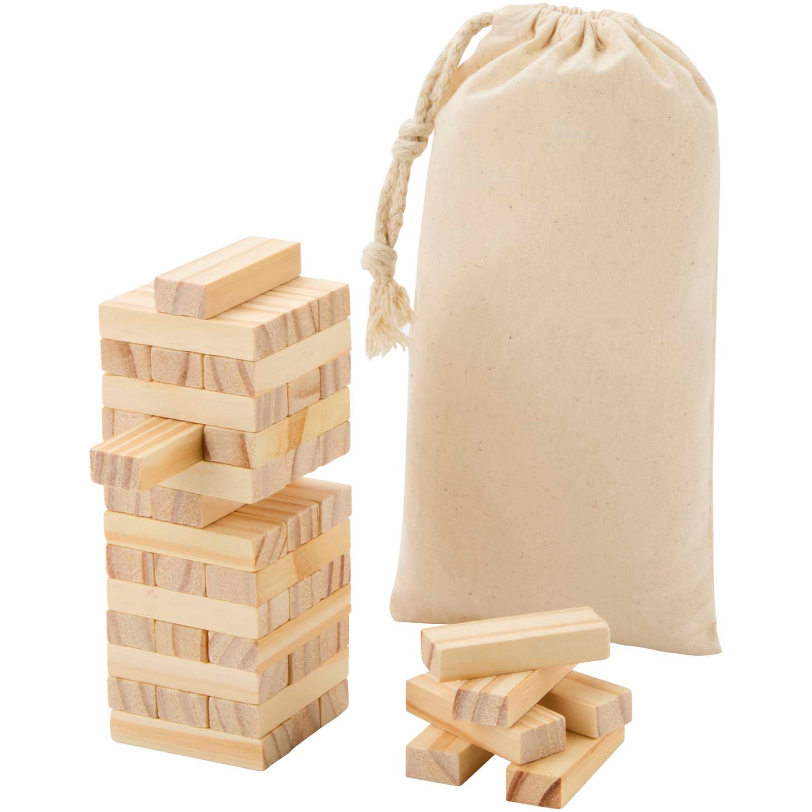 Jumble Wackelturm aus Holz – Natur