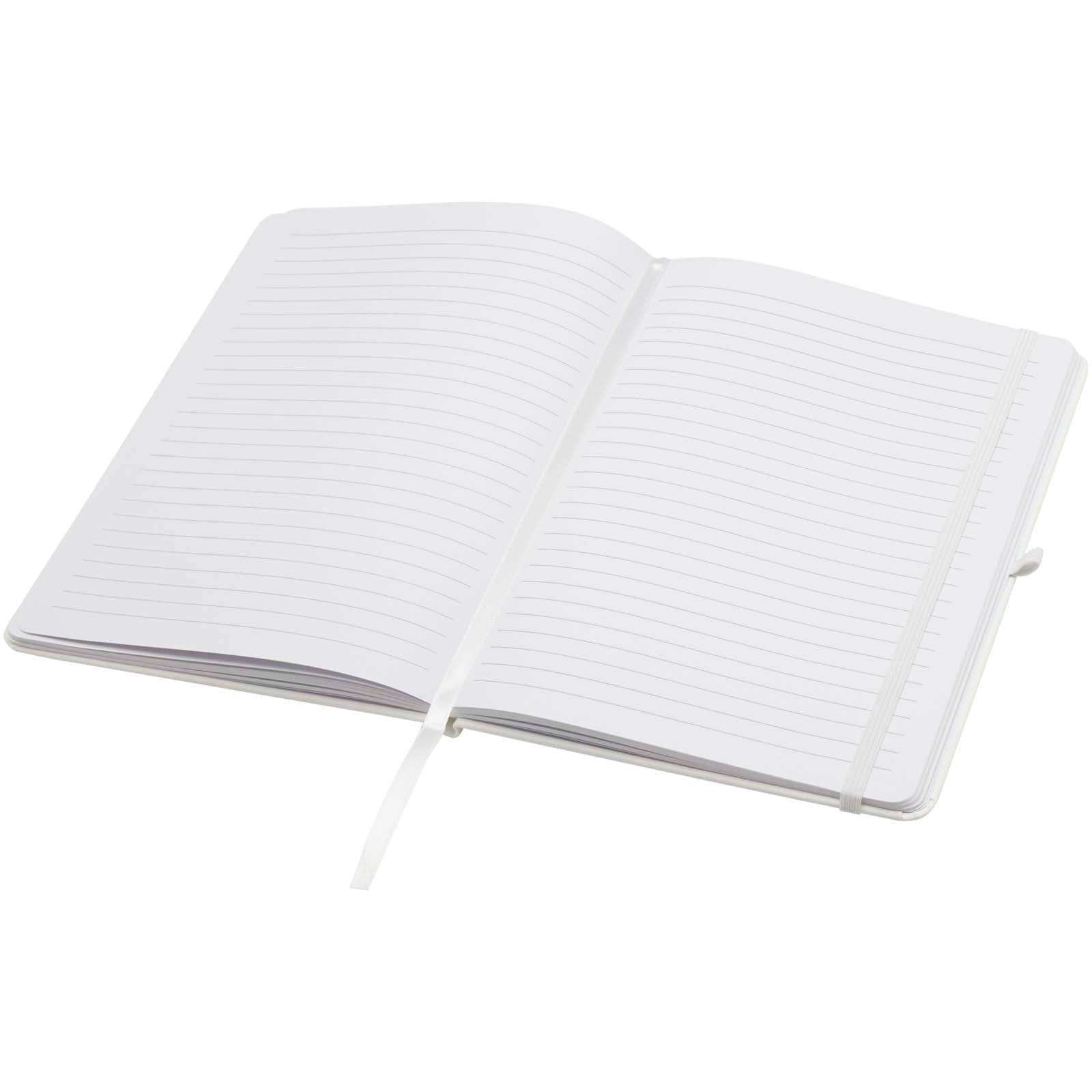 Teak A5 Hardcover Notizbuch, liniert, aus recyceltem Material