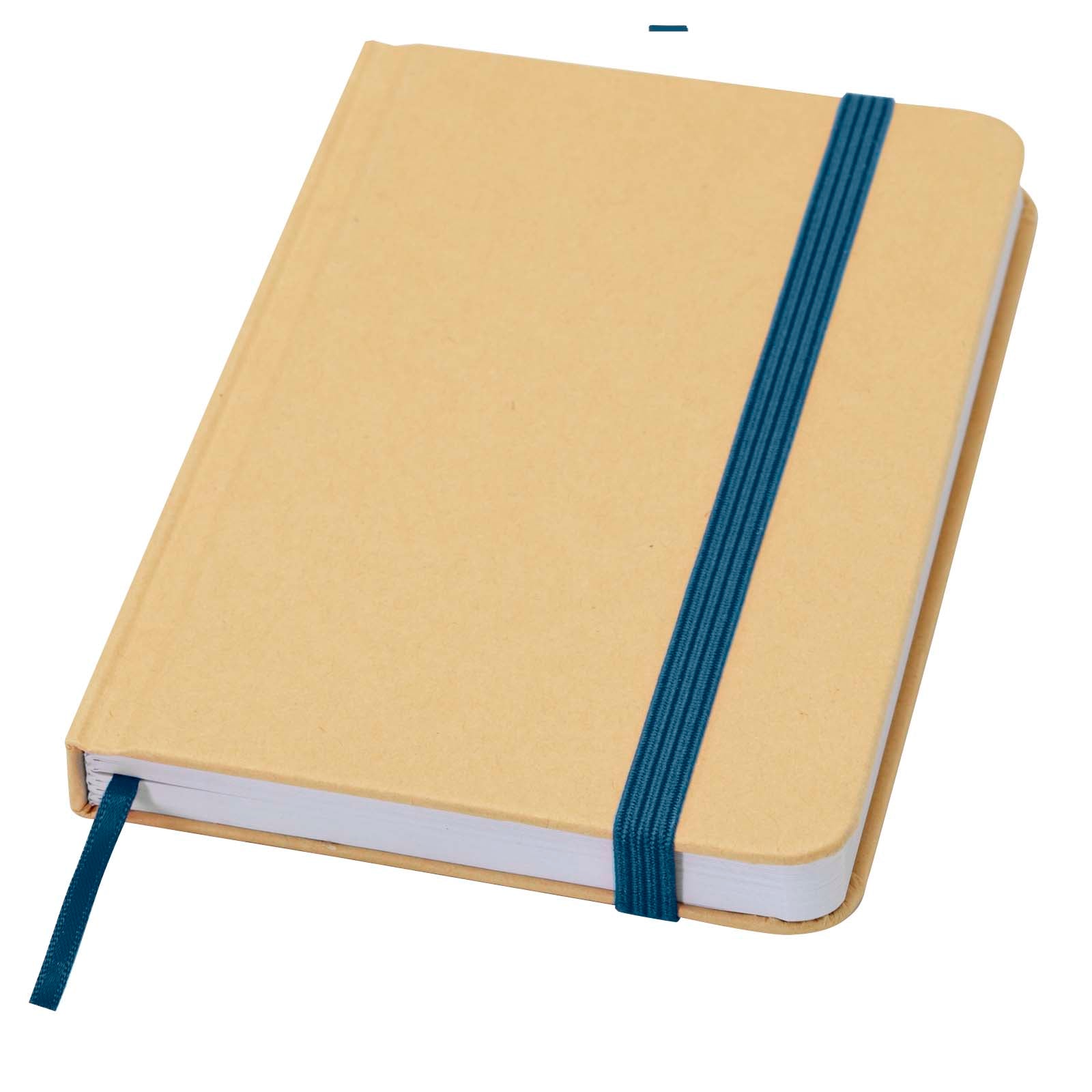 Reed A6 Hardcover Notizbuch, blanko, aus recyceltem Material – Ozeanblau