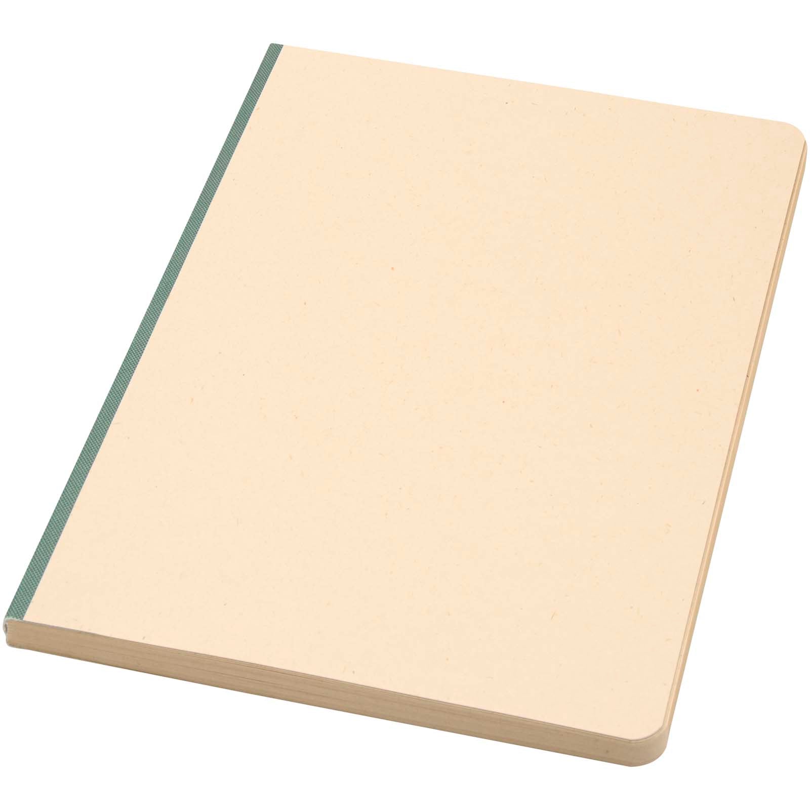 Liliana A5 Zuckerrohr und RPET Softcover Notizbuch – Heather Grün
