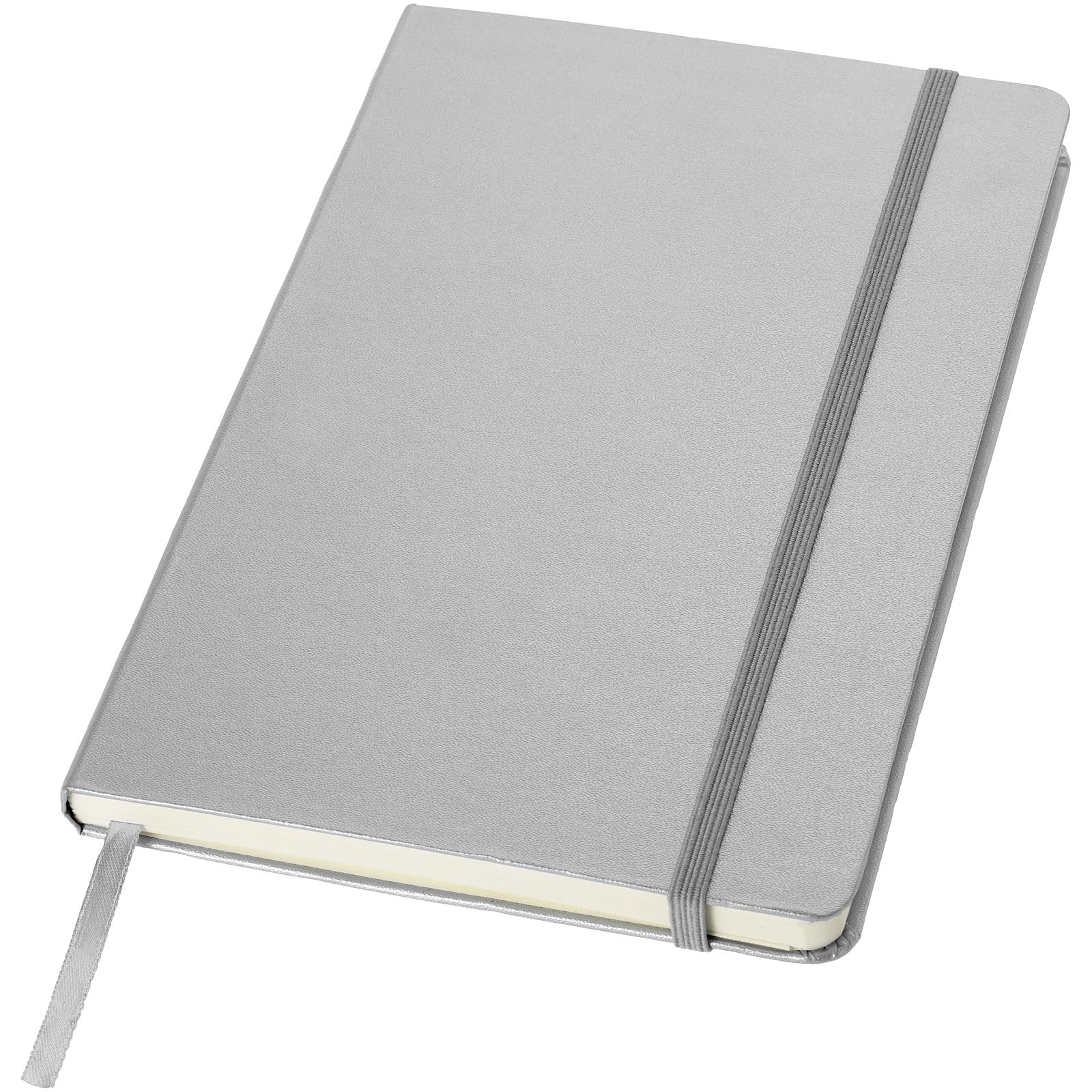 Classic A5 Hard Cover Notizbuch – Silber